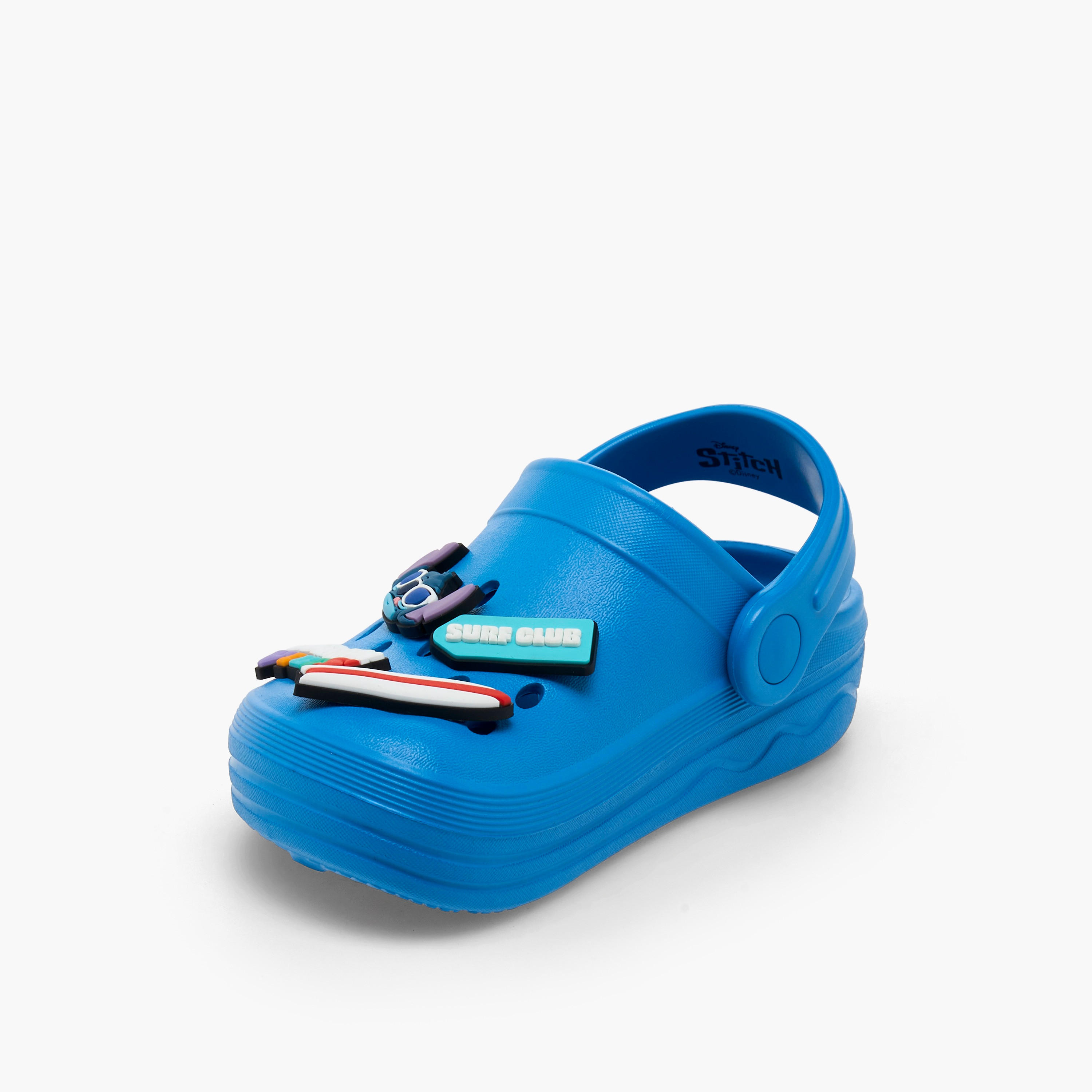 صندل كلوج بحزام خلفي بزينة ستيتش للأولاد من ديزني-boys-shoes-sandals-image-4