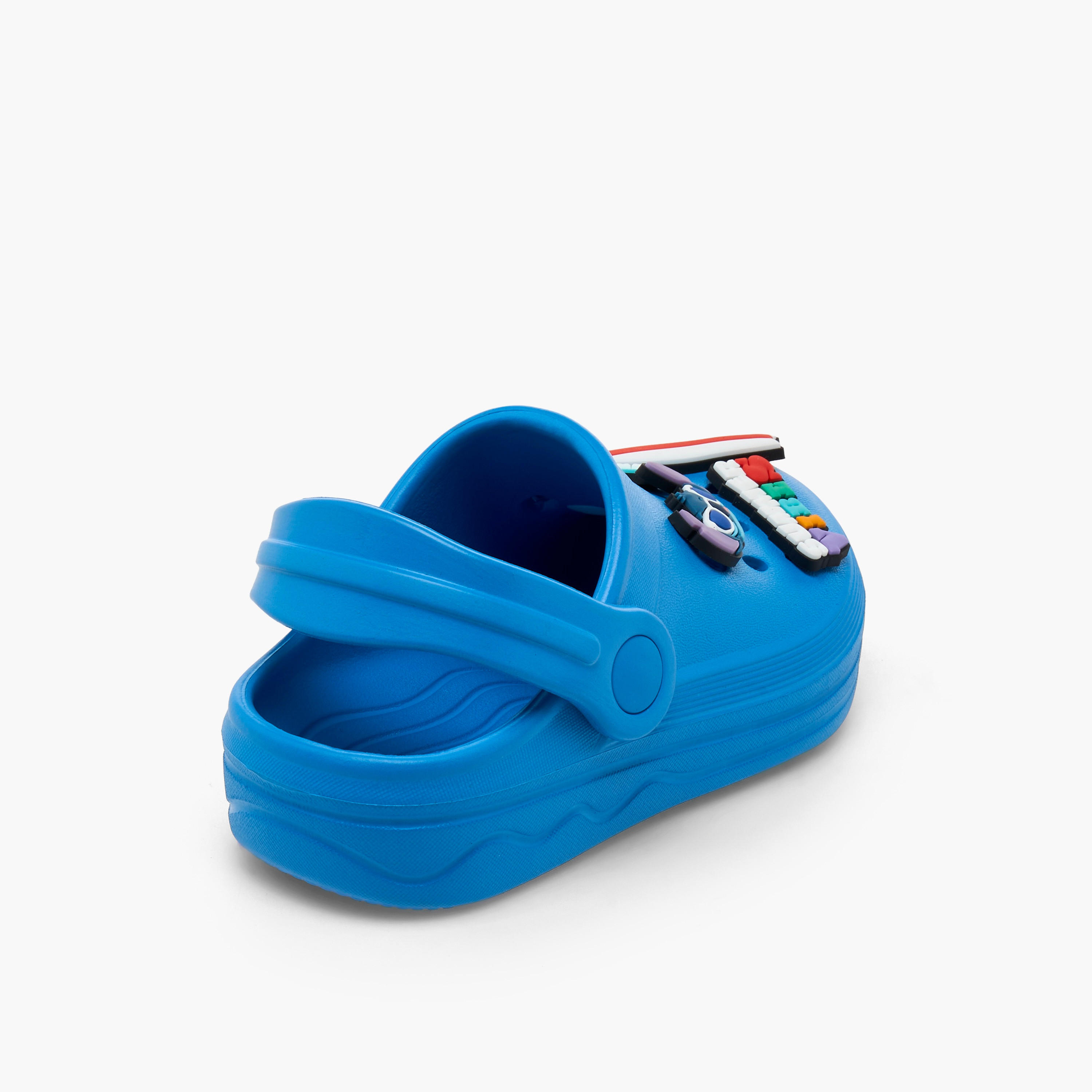 صندل كلوج بحزام خلفي بزينة ستيتش للأولاد من ديزني-boys-shoes-sandals-image-6