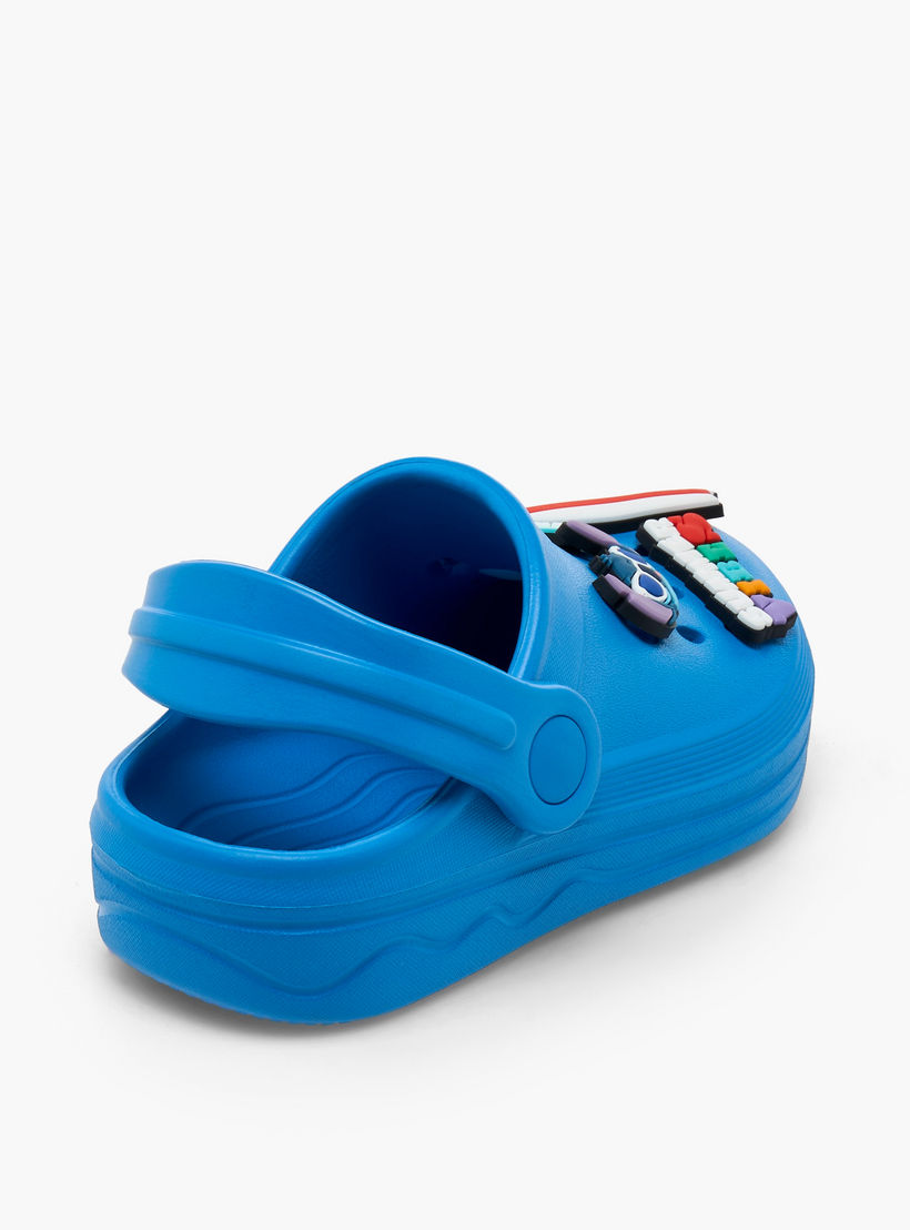 صندل كلوج بحزام خلفي بزينة ستيتش للأولاد من ديزني-boys-shoes-sandals-image-6
