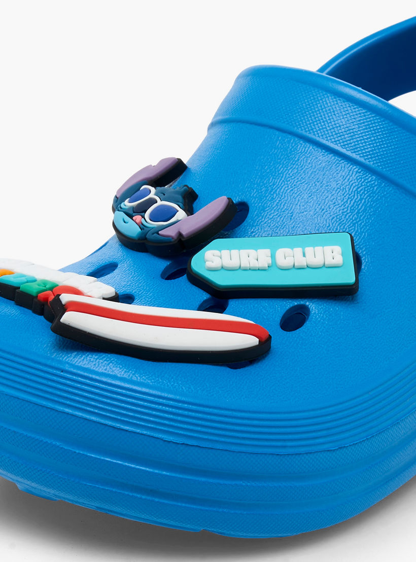 صندل كلوج بحزام خلفي بزينة ستيتش للأولاد من ديزني-boys-shoes-sandals-image-7
