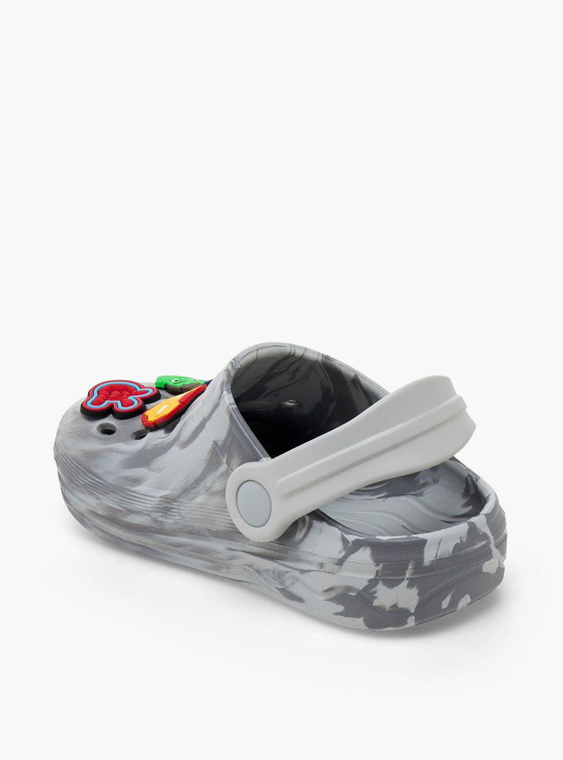 Boys Backstrap Avengers Accent Clogs-boys-shoes-sandals-image-5