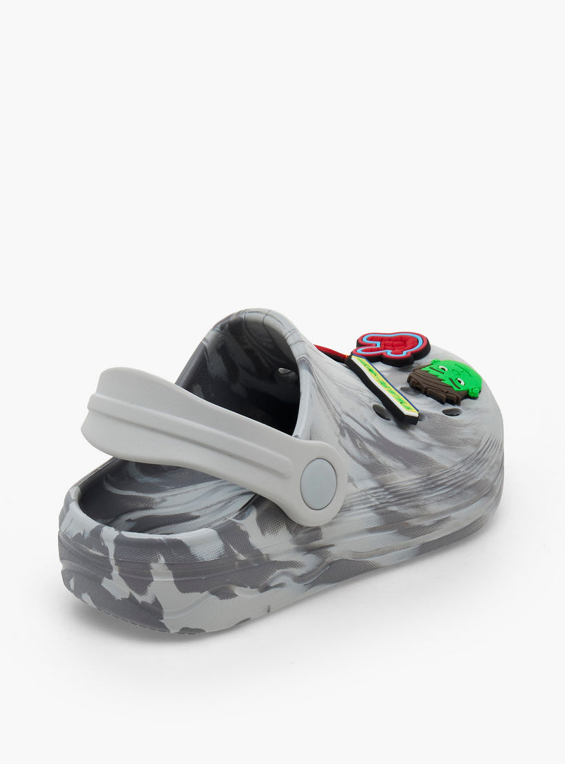 Boys Backstrap Avengers Accent Clogs-boys-shoes-sandals-image-6