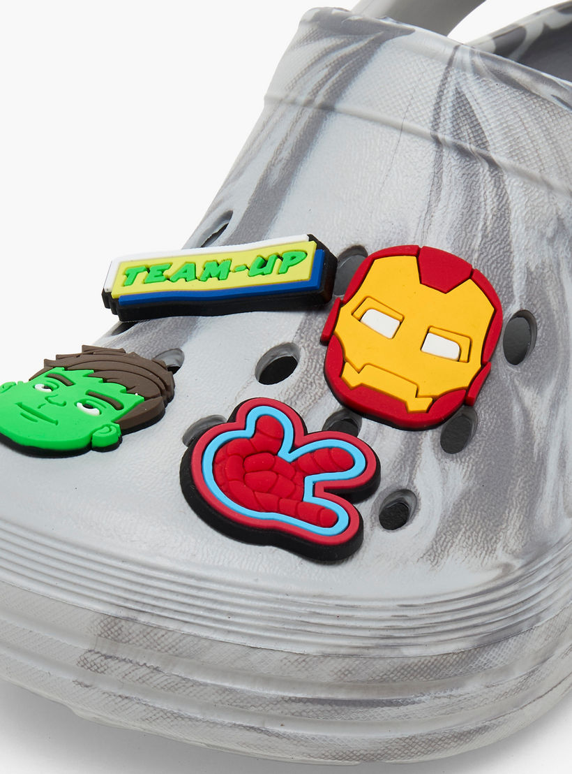 Boys Backstrap Avengers Accent Clogs-boys-shoes-sandals-image-7