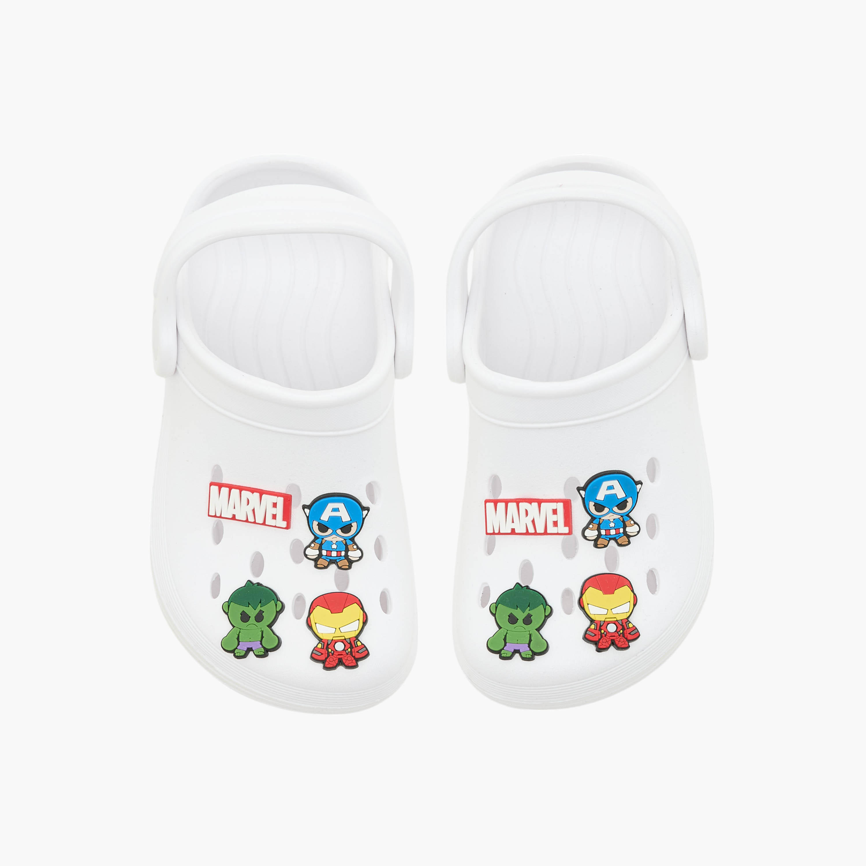 Avengers Applique Clogs with Backstrap-boys-shoes-flipflopsandslides-image-1
