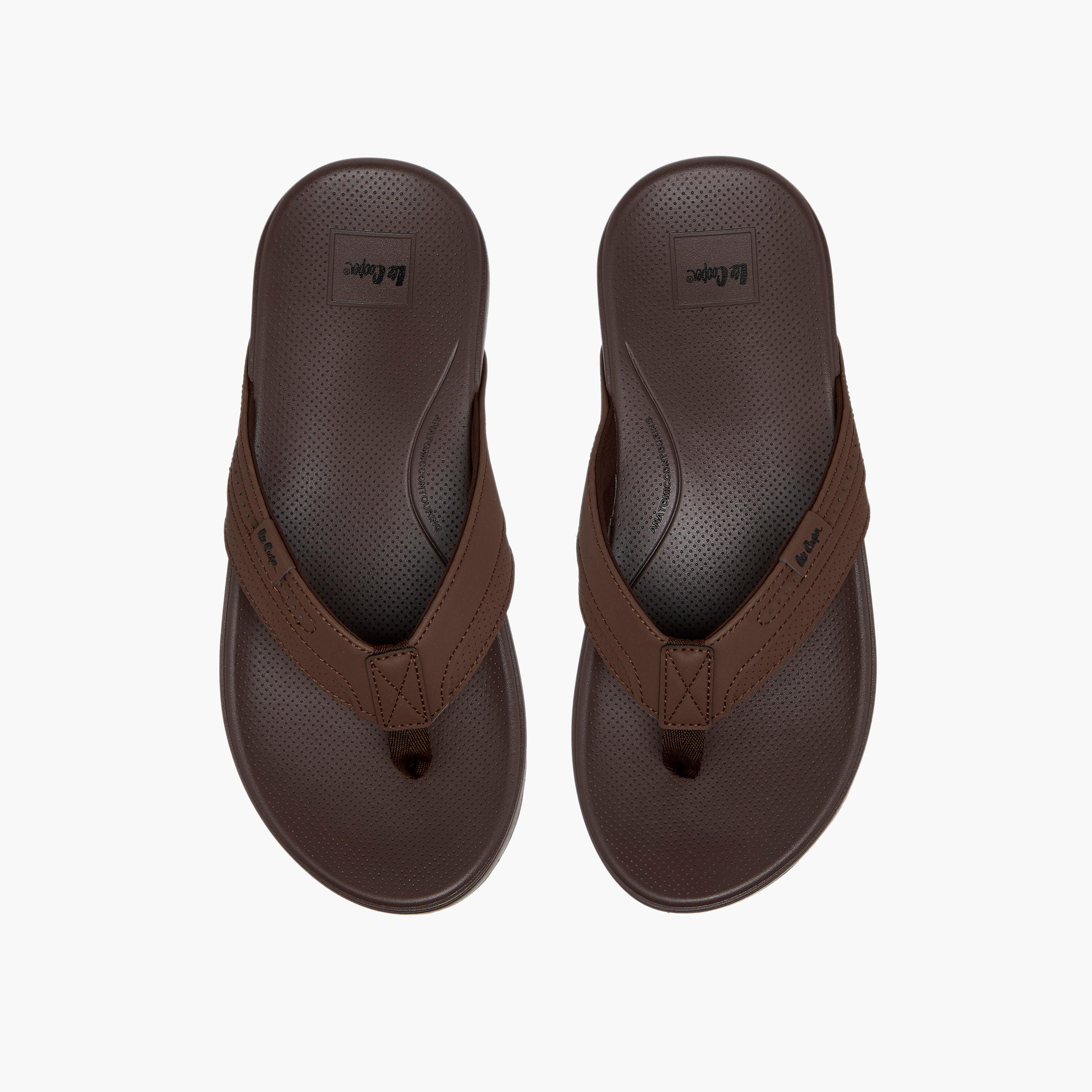 Lee Cooper Men Textured Thong Slippers-men-shoes-sandals-image-1