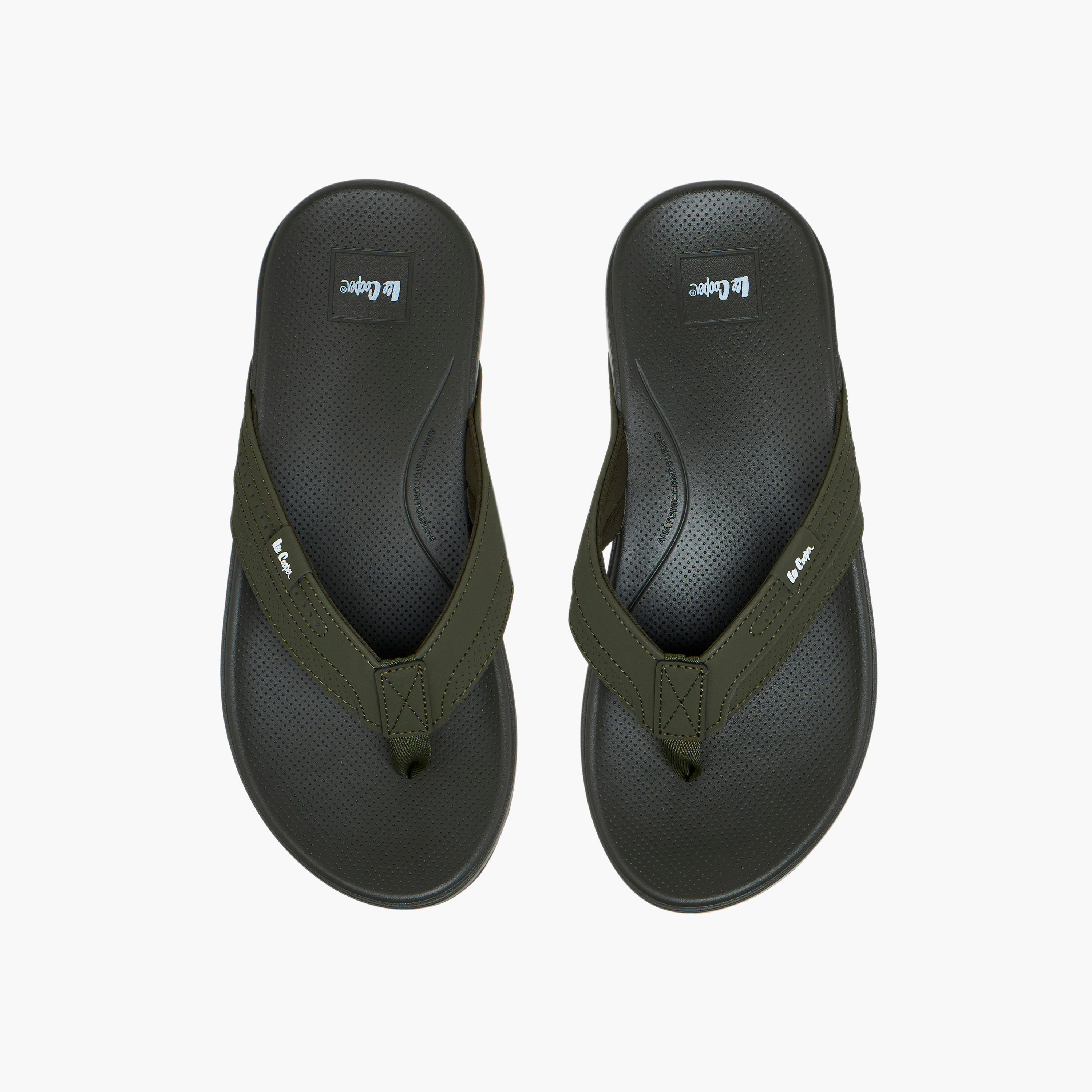 Lee Cooper Men Textured Thong Slippers-men-shoes-sandals-image-1