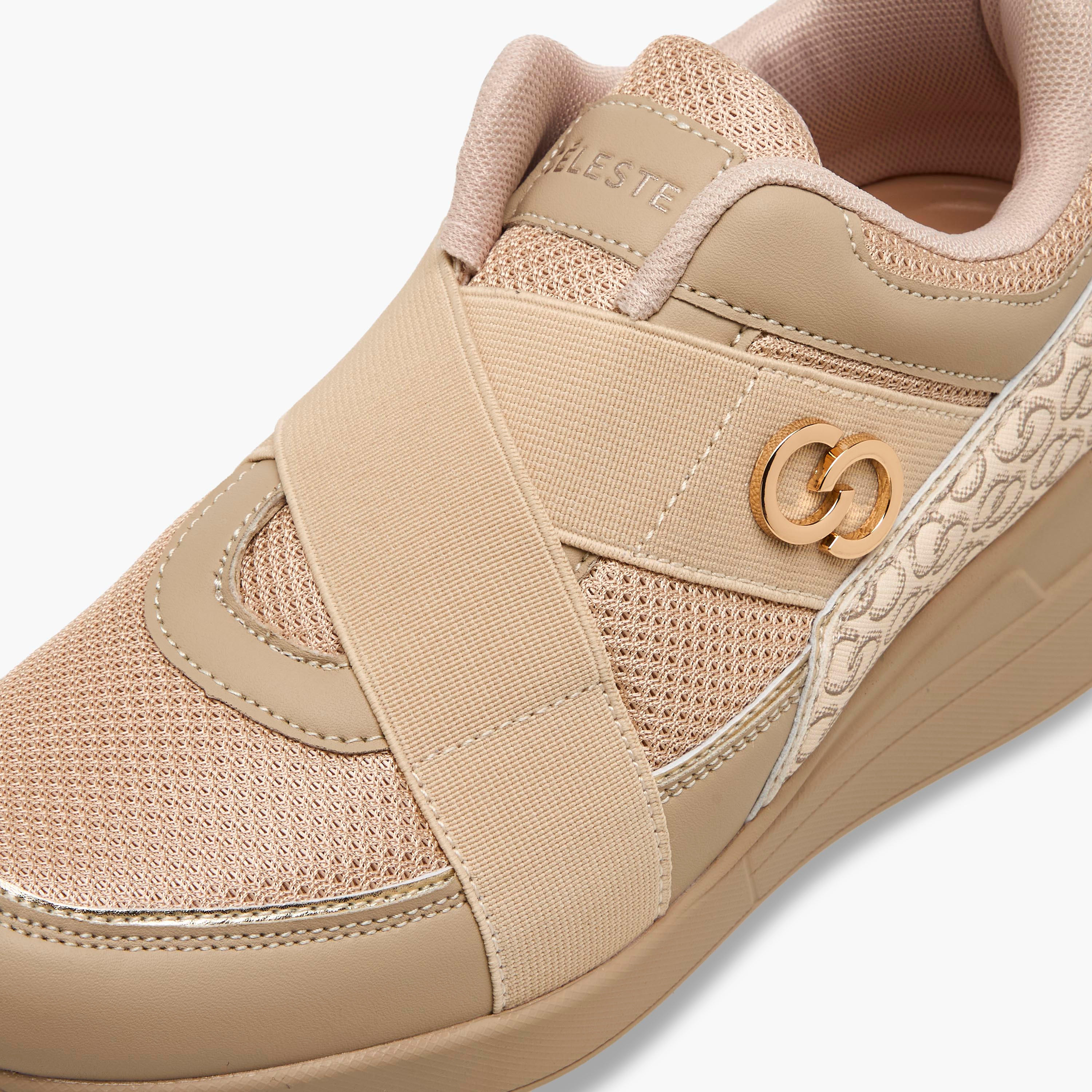 Celeste Women Monogram Print Ankle Sneakers-women-shoes-sneakers-image-4