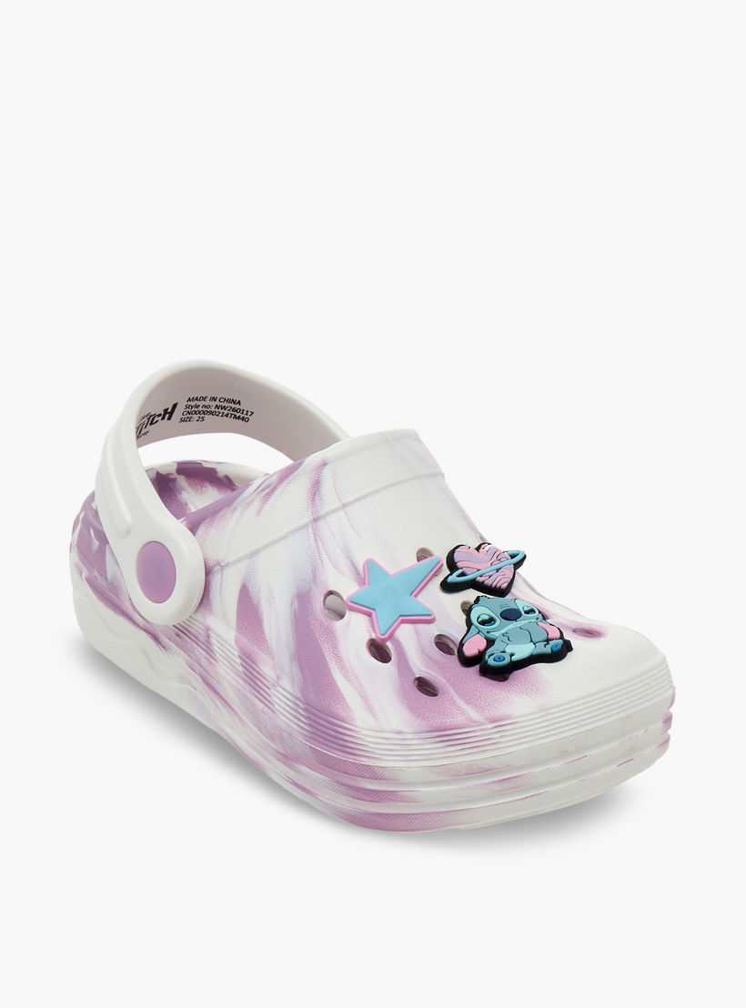Disney Girls Stitch Applique Clogs-girls-shoes-sandals-image-2