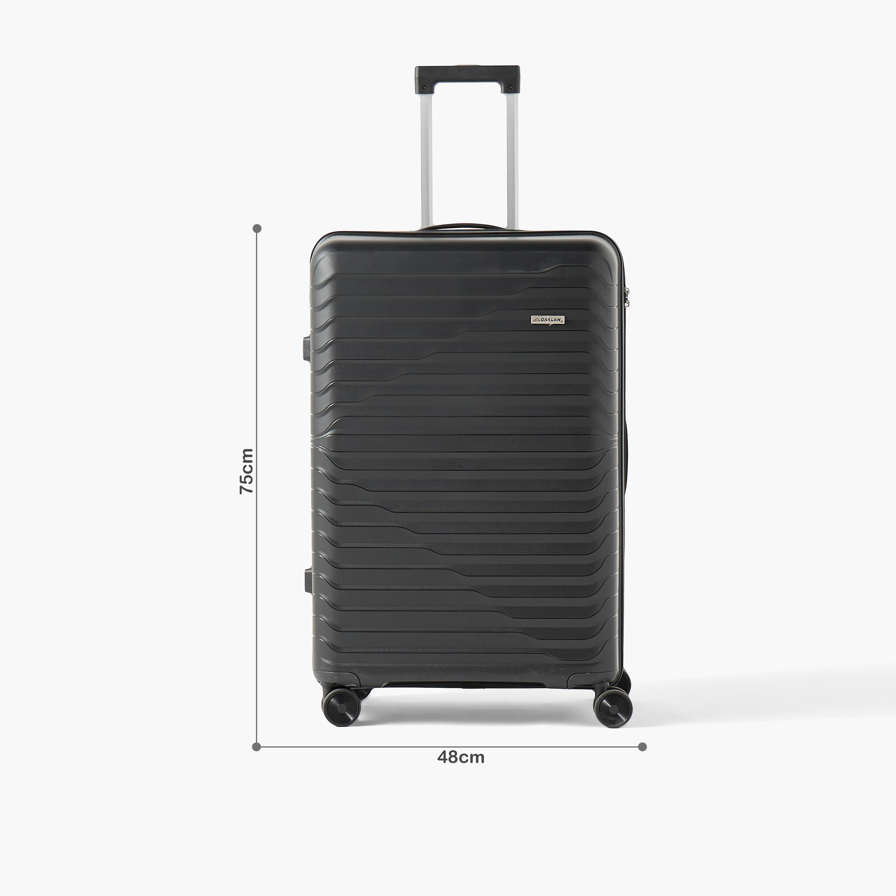 Oaklan by Shoexpress Textured 3-Piece Hardcase Trolley Bag Set-travel-luggagesandbags-luggage-image-2