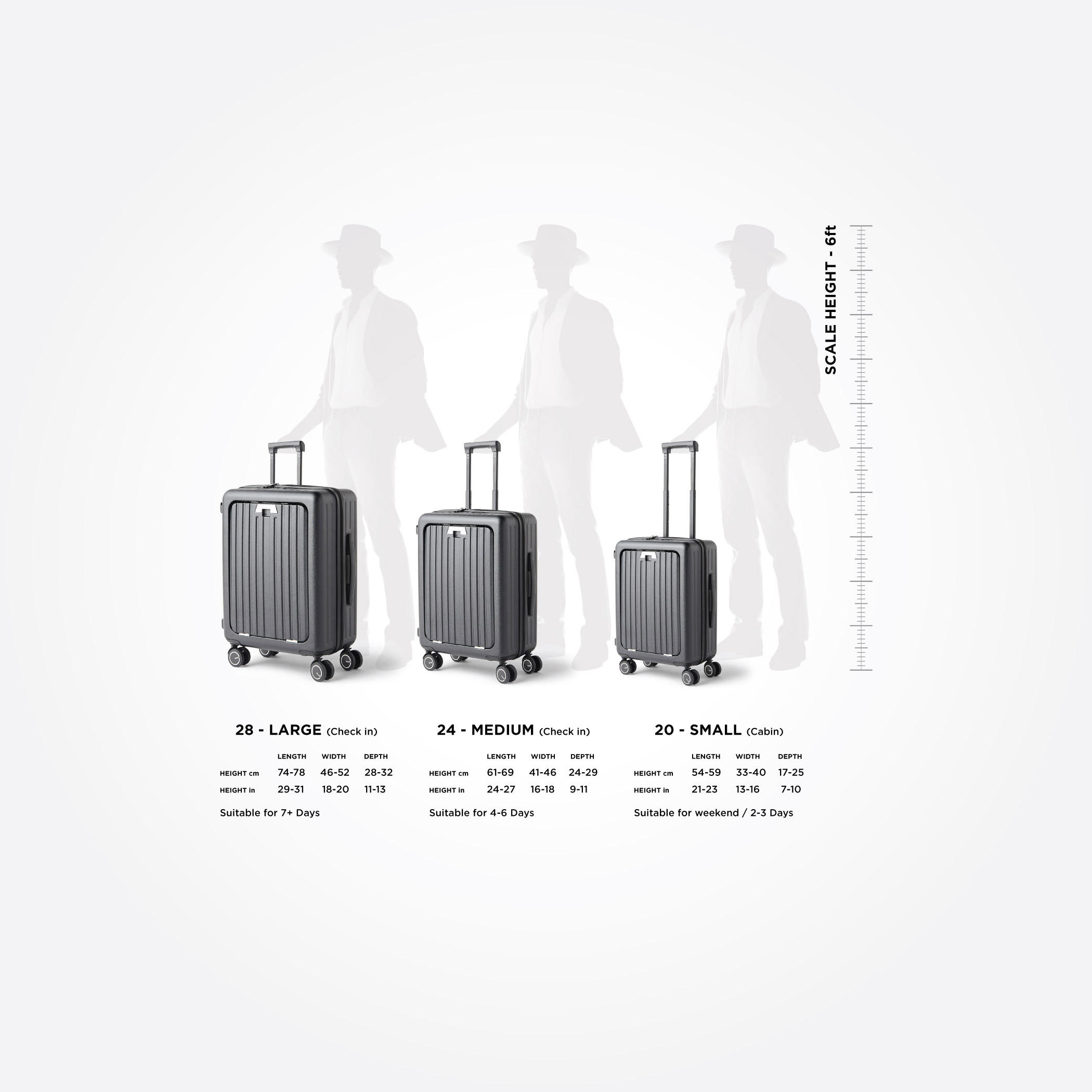 مجموعة شنط ترولي صلبة بارزة الملمس 3 قطع من أوكلان من شو إكسبريس-travel-luggagesandbags-luggage-image-9