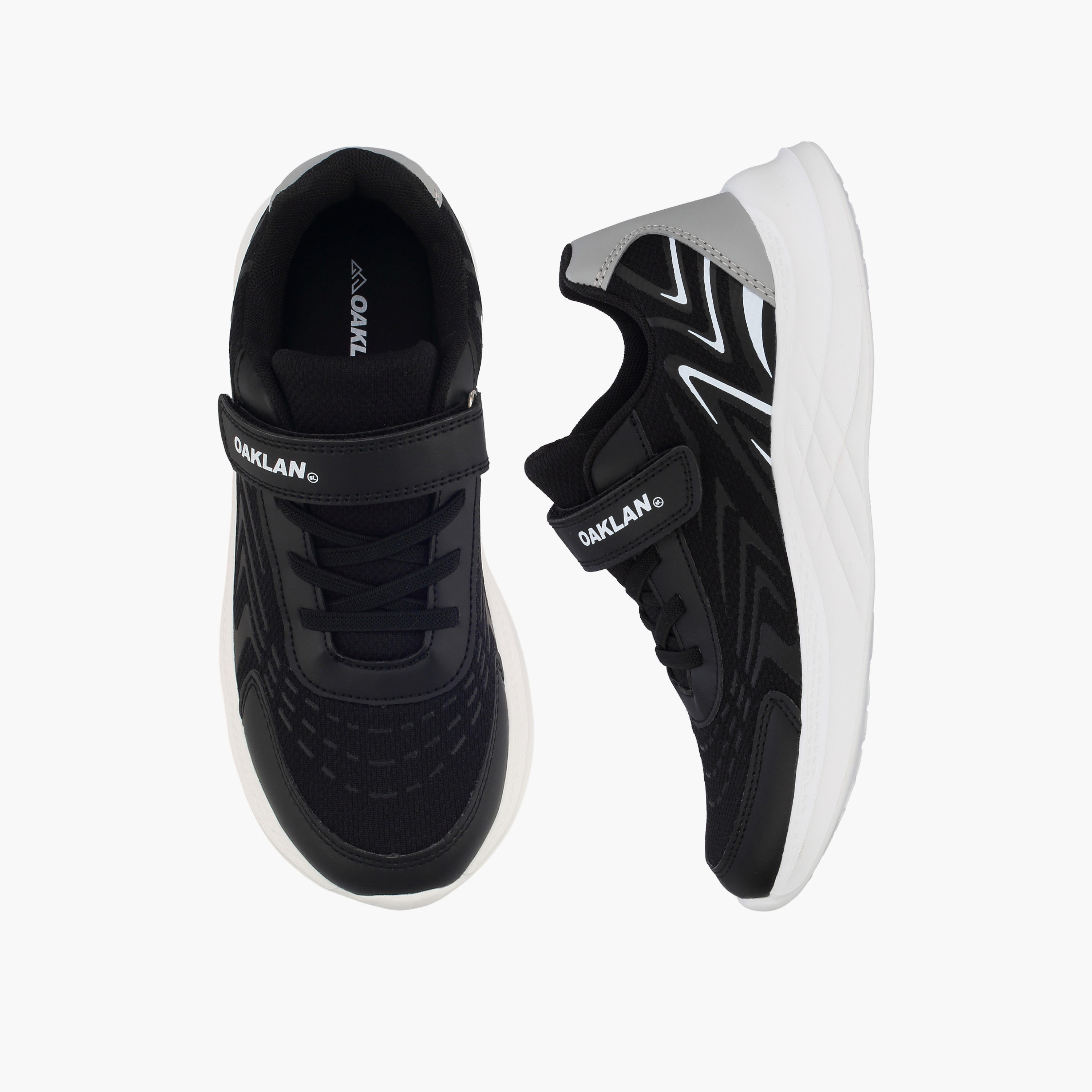 حذاء جري للأولاد بشريط لاصق من أوكلان بواسطة شو إكسبريس-boys-shoes-sports-image-1
