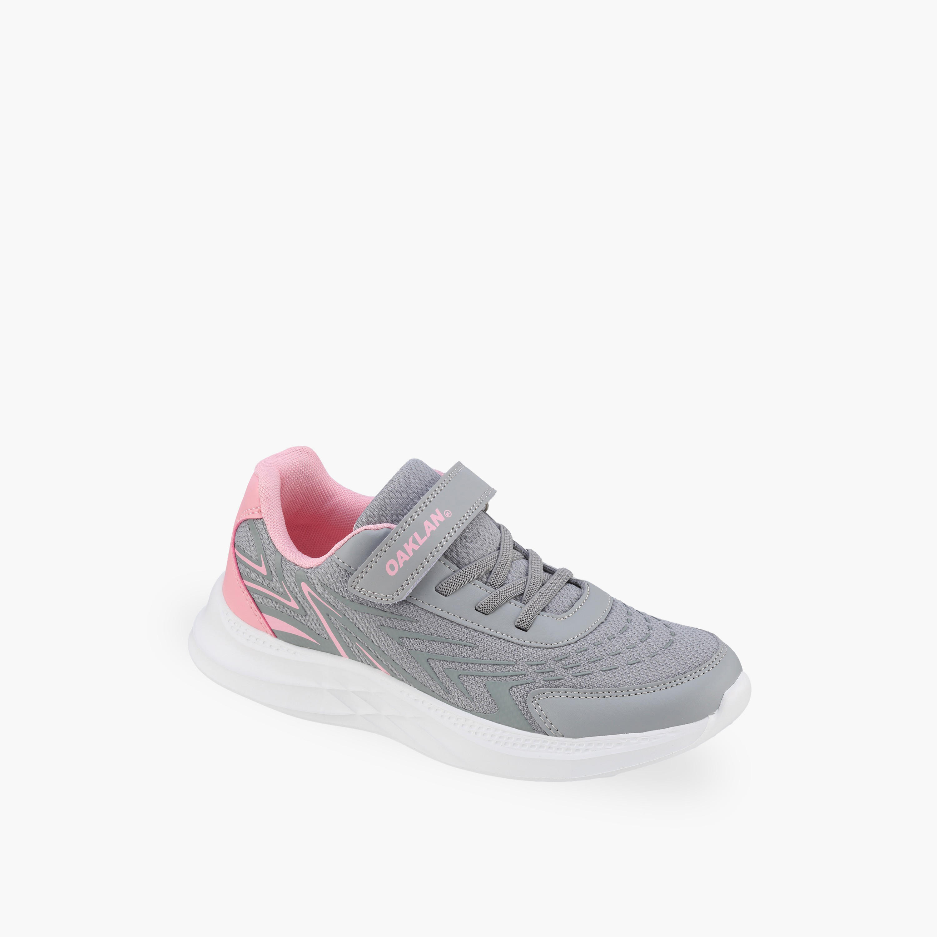 حذاء جري بشريط إغلاق لاصق للبنات من أوكلان باي شو أكسبريس-sports-girls-shoes-image-7