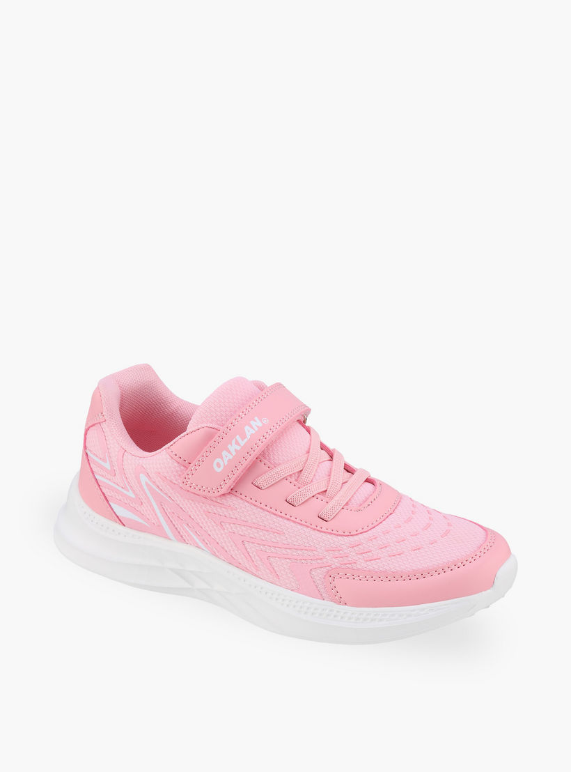 حذاء جري بشريط إغلاق لاصق للبنات من أوكلان باي شو أكسبريس-sports-girls-shoes-image-2
