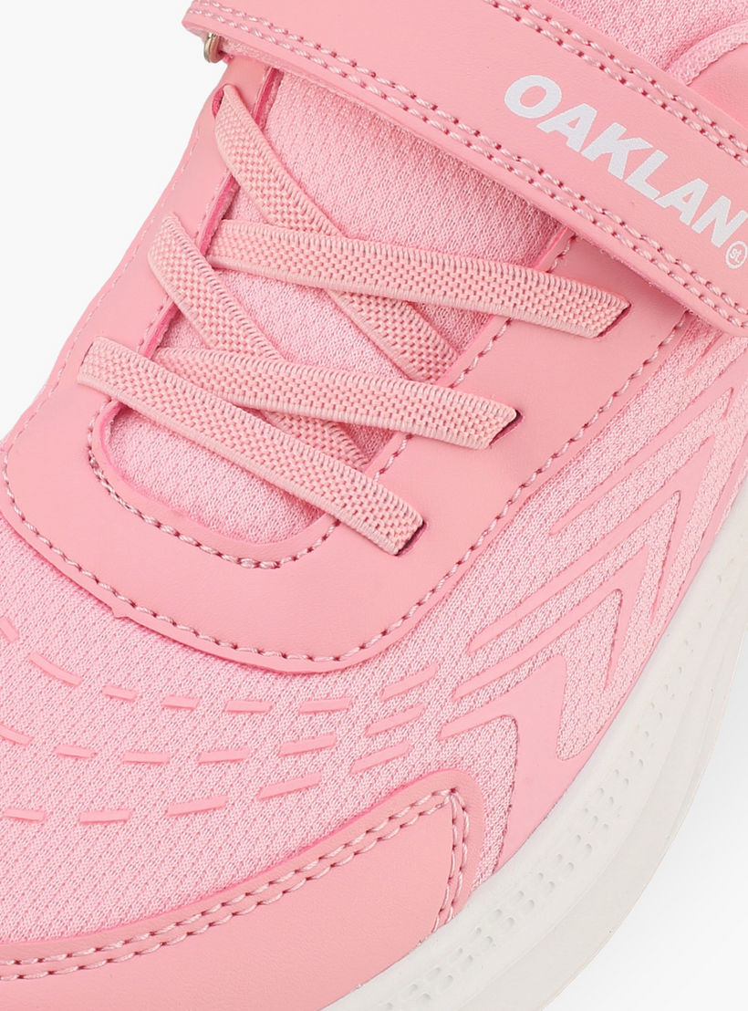 حذاء جري بشريط إغلاق لاصق للبنات من أوكلان باي شو أكسبريس-sports-girls-shoes-image-4