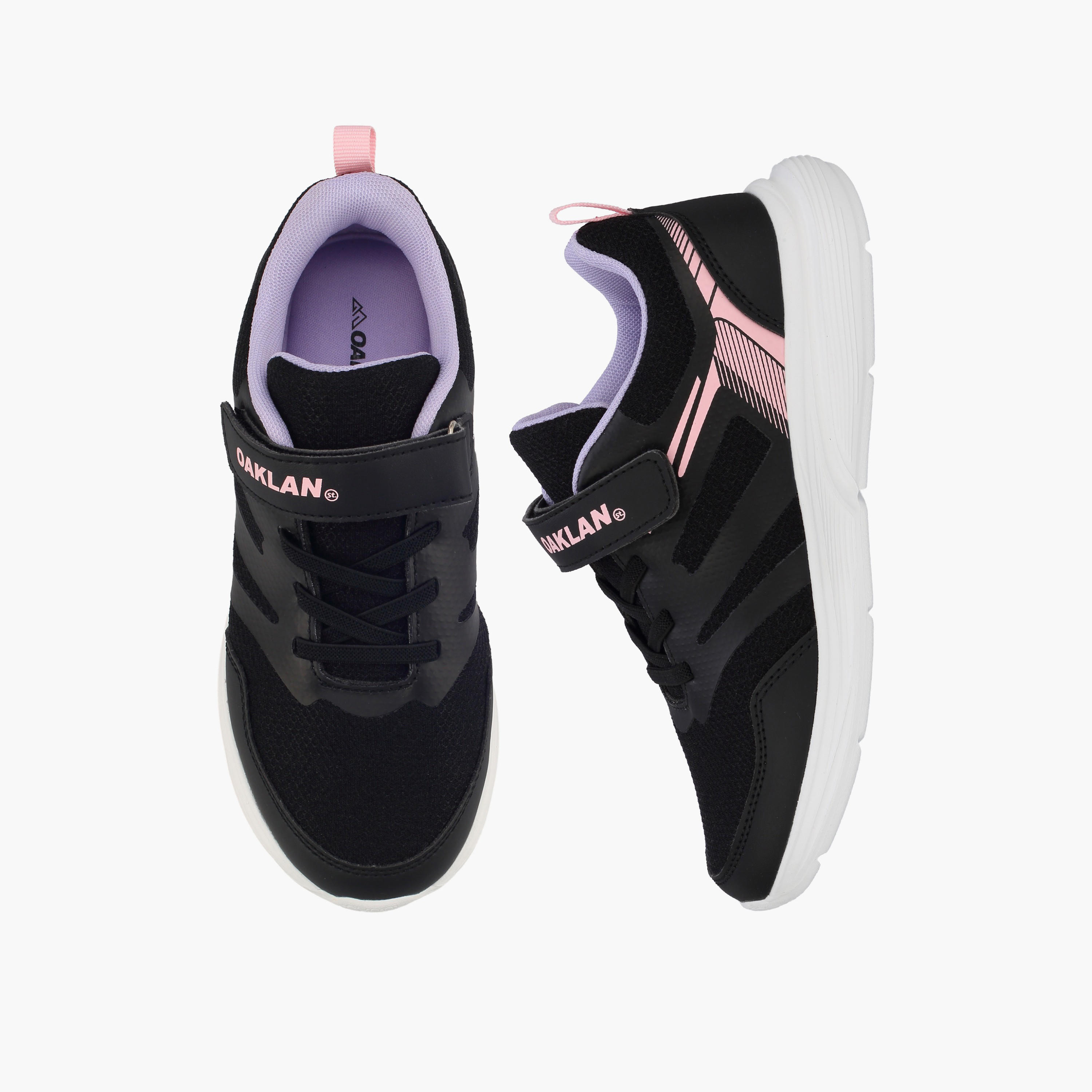 حذاء جري بشريط إغلاق لاصق للبنات من أوكلان من شو إكسبريس-sports-girls-shoes-image-1