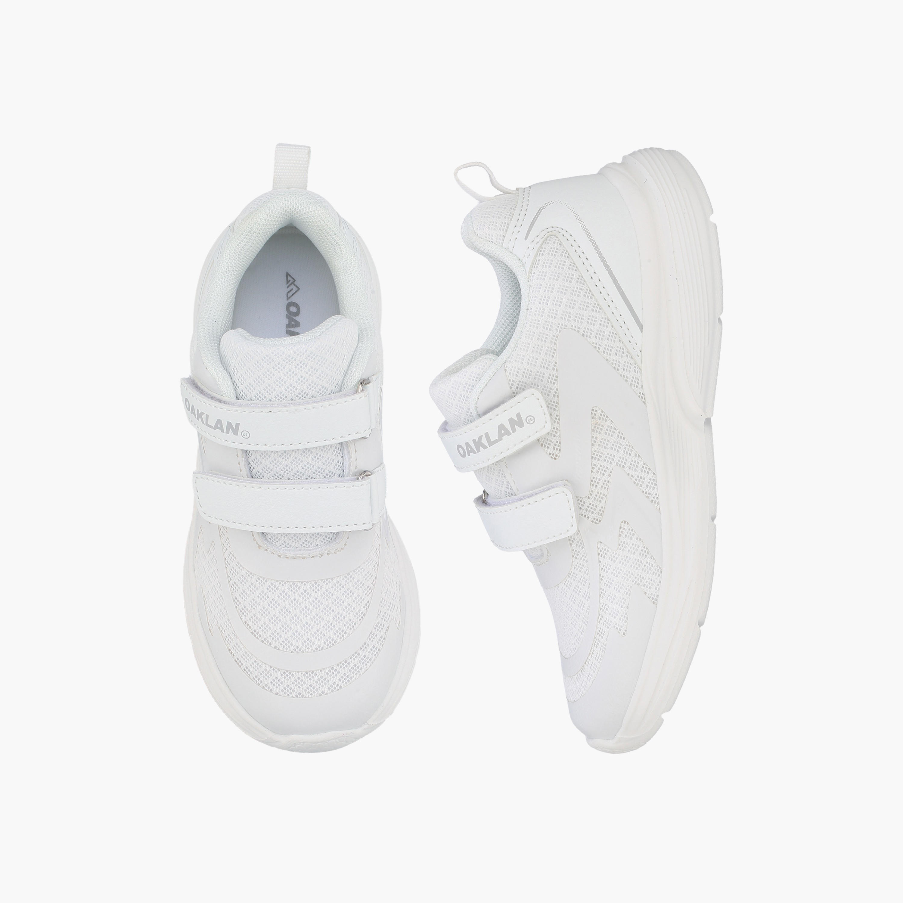 Oaklan by Shoexpress Girls Hook & Loop Running Shoes-girls-shoes-sports-image-1
