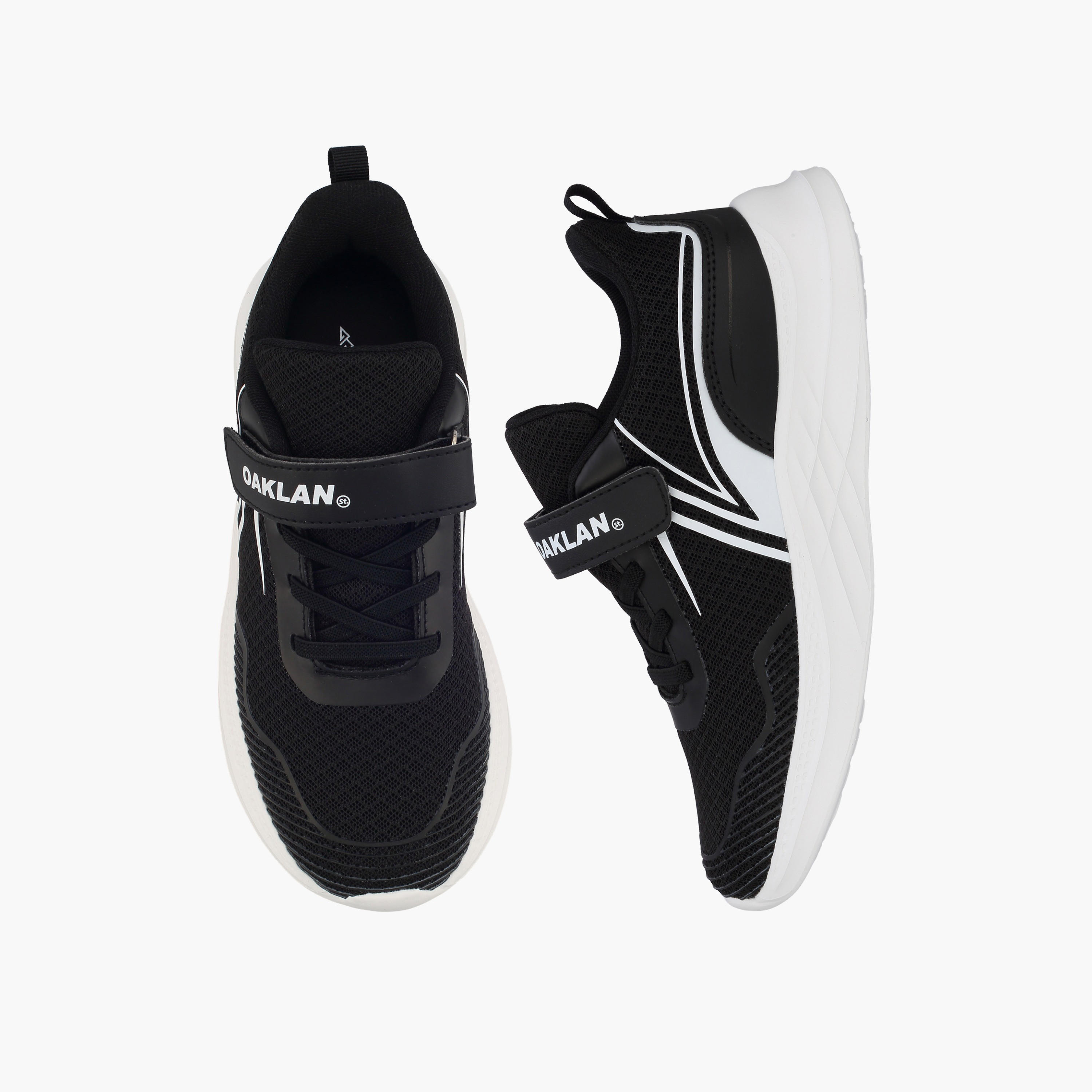 Oaklan by Shoexpress Boys Hook & Loop Running Shoes-boys-shoes-sports-image-1