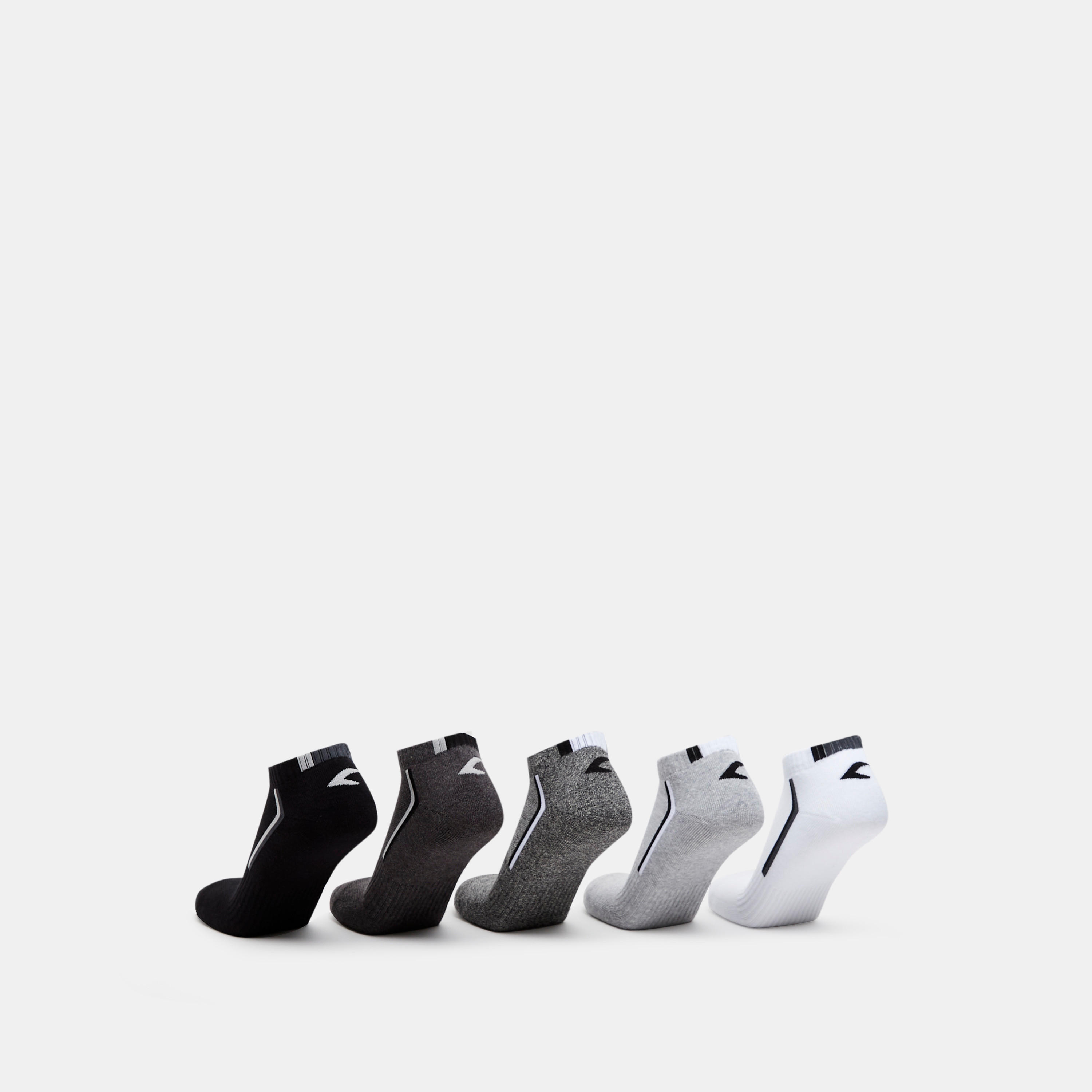 جوارب رياضية بارزة الملمس بطول الكاحل من داش - طقم من 5 أزواج-men-socks-image-3
