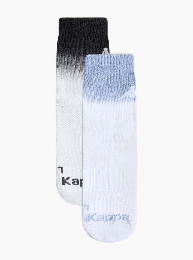 Kappa Men Ombre Print Sports Socks - Set of 2-men-socks-image-1