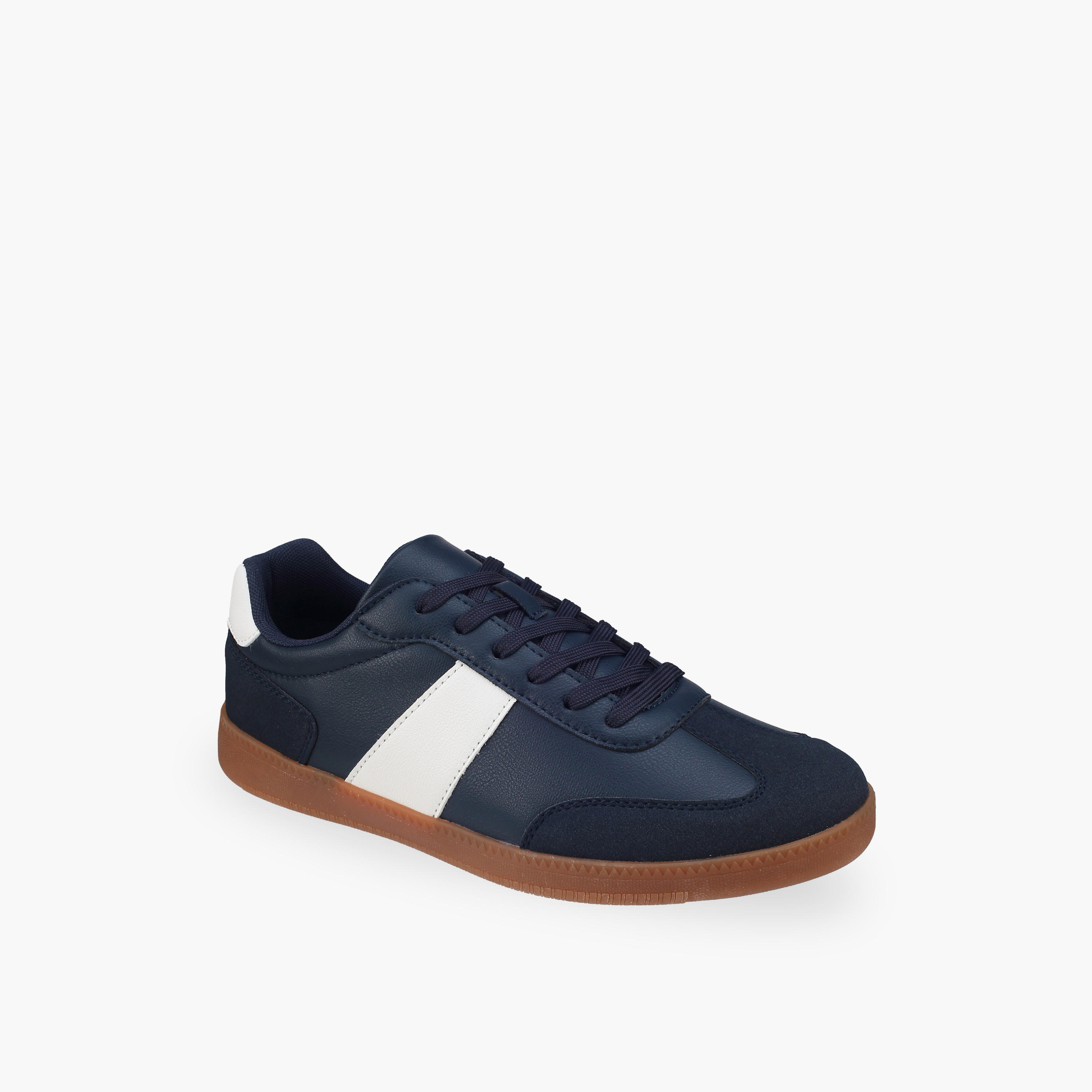 حذاء سنيكرز طول الكاحل برباط إغلاق للرجال من أل بي أل من شو إكسبريس-men-shoes-sneakers-image-2