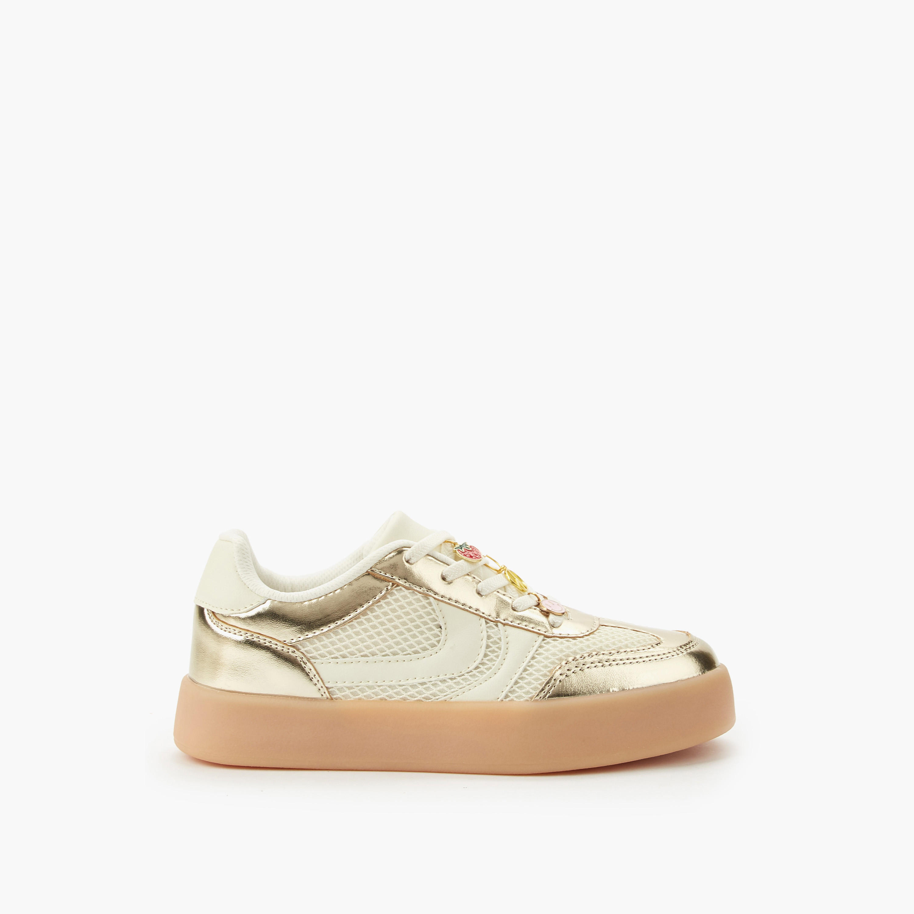 Little Missy Girls Lace-Up Sneakers-girls-shoes-sneakers-image-2
