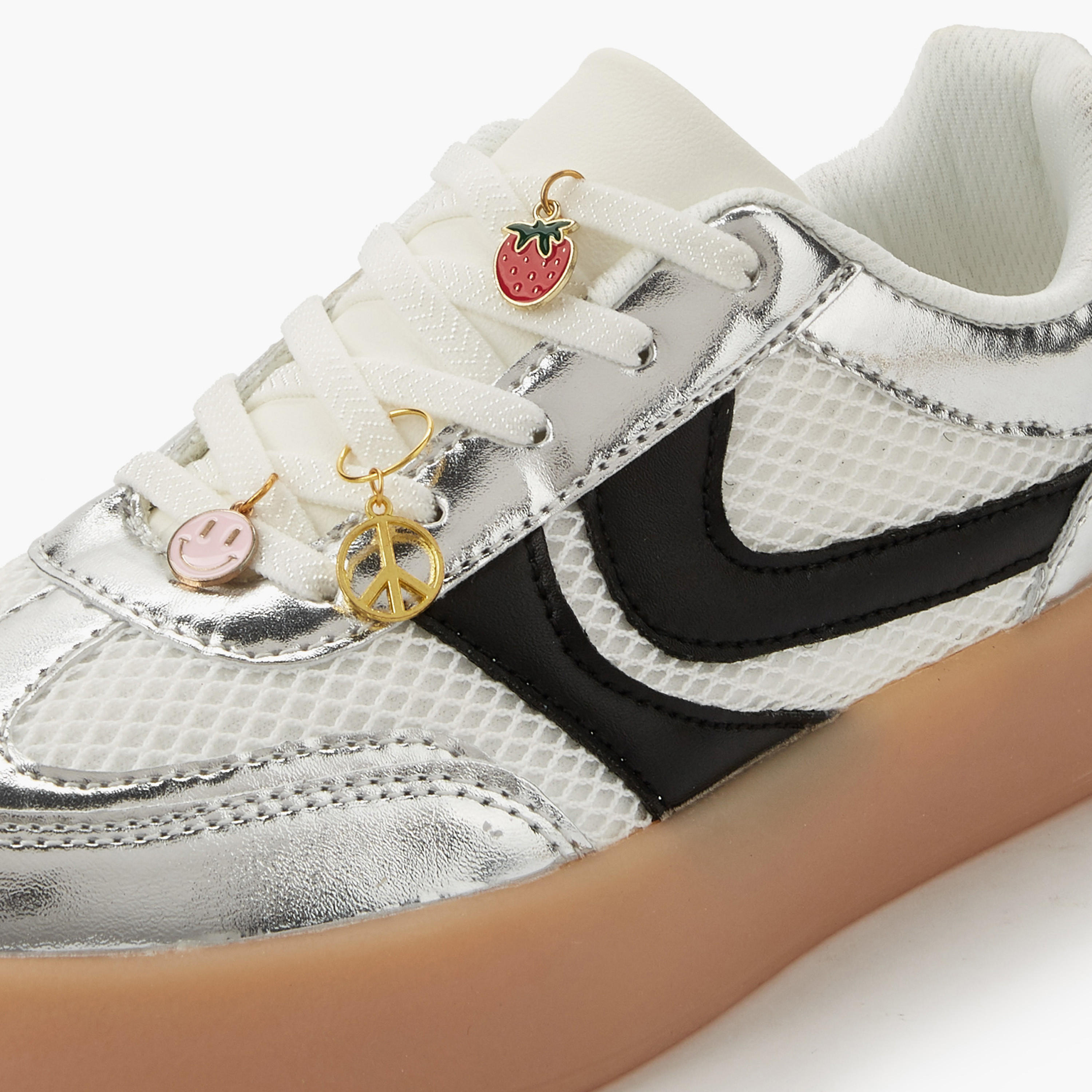 Little Missy Girls Lace-Up Sneakers-girls-shoes-sneakers-image-4