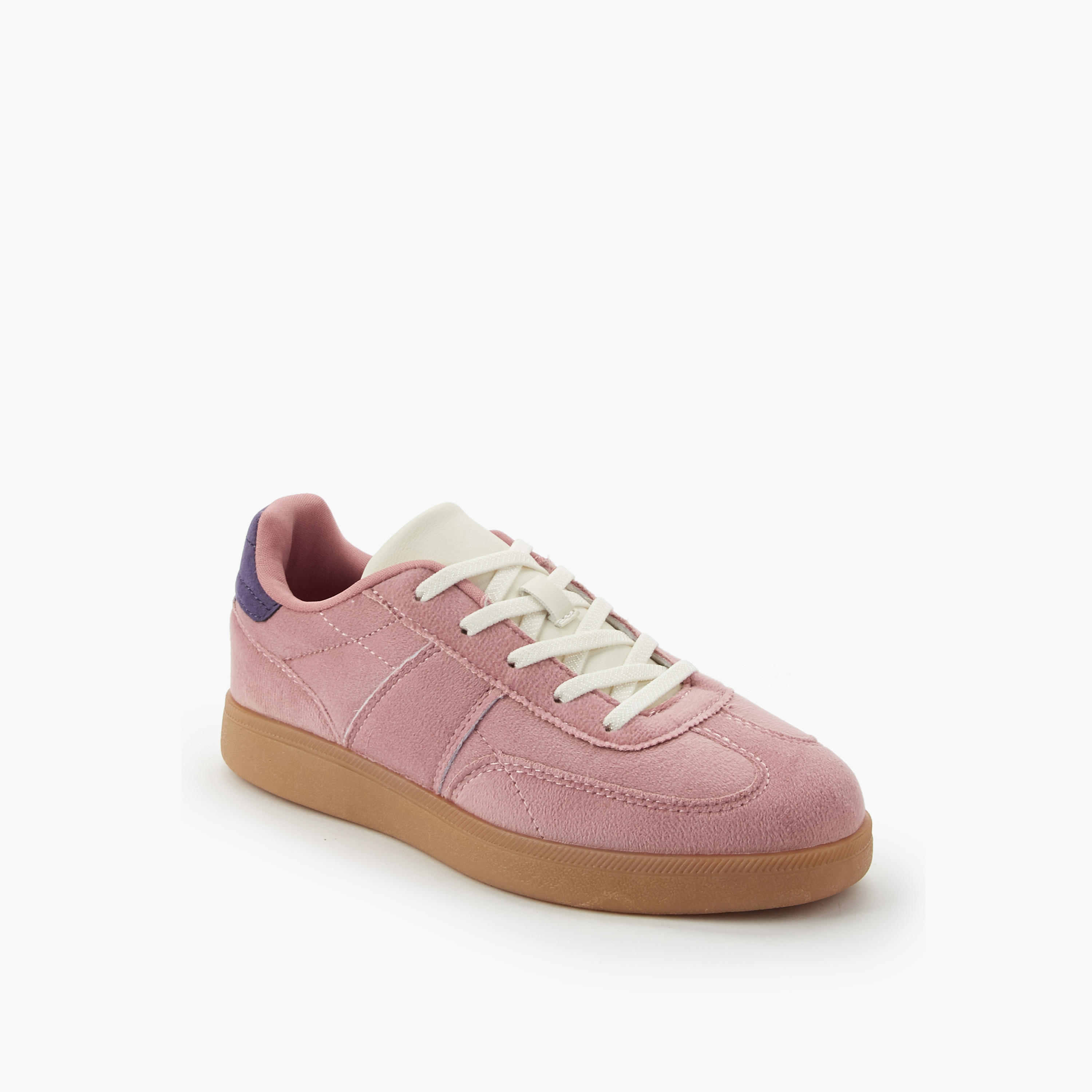 Little Missy Girls Lace-Up Sneakers-girls-shoes-sneakers-image-3
