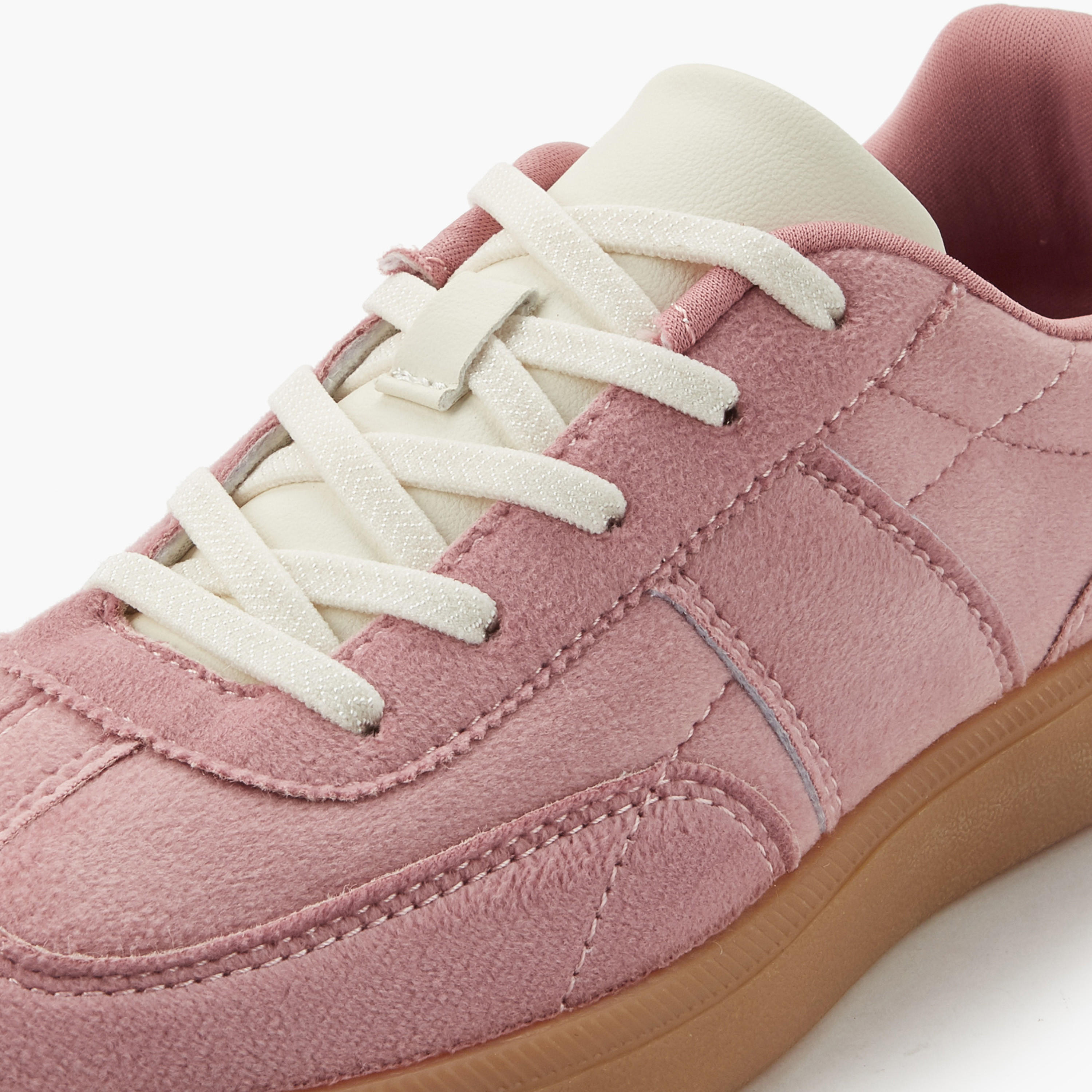 Little Missy Girls Lace-Up Sneakers-girls-shoes-sneakers-image-4