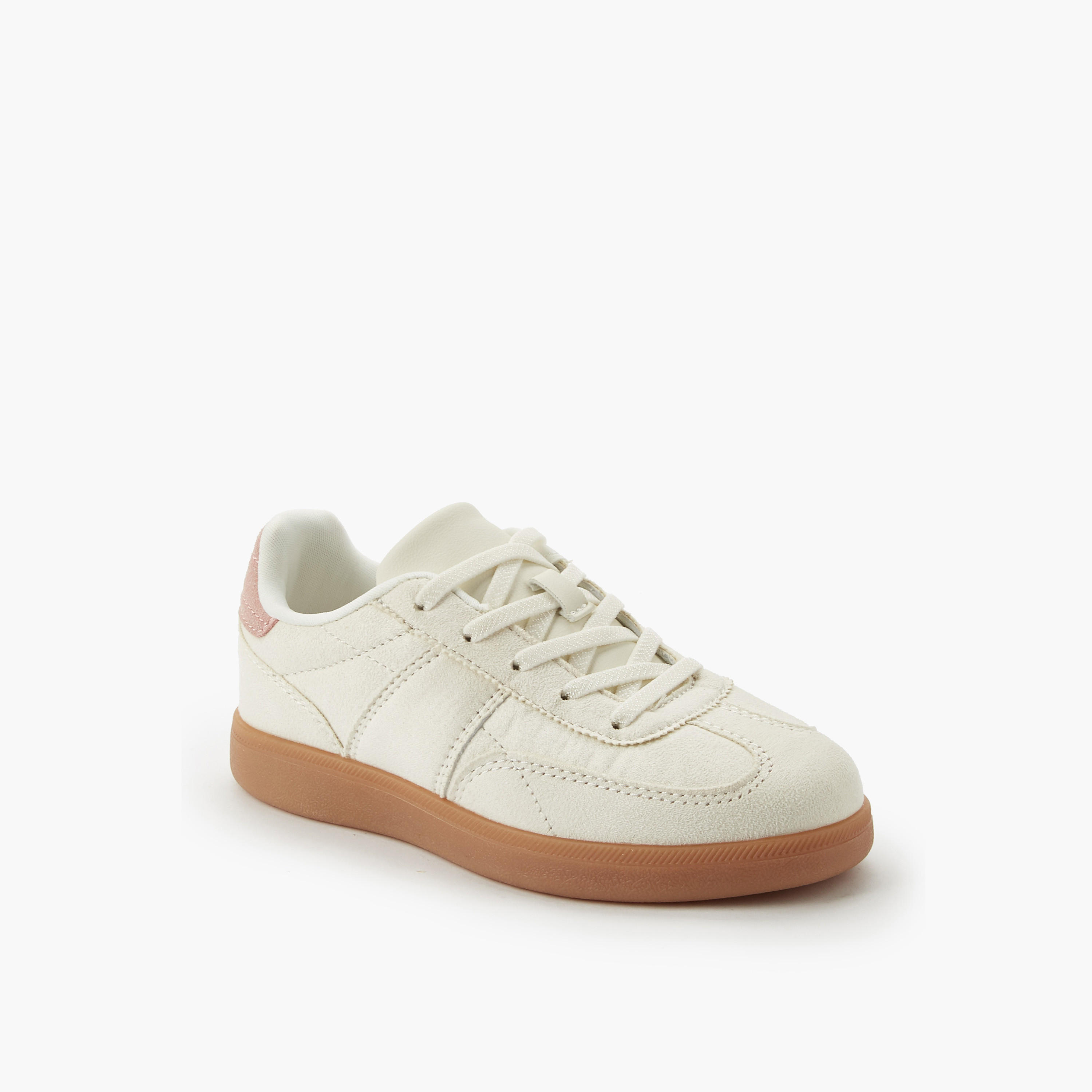 Little Missy Girls Lace-Up Sneakers-girls-shoes-sneakers-image-3