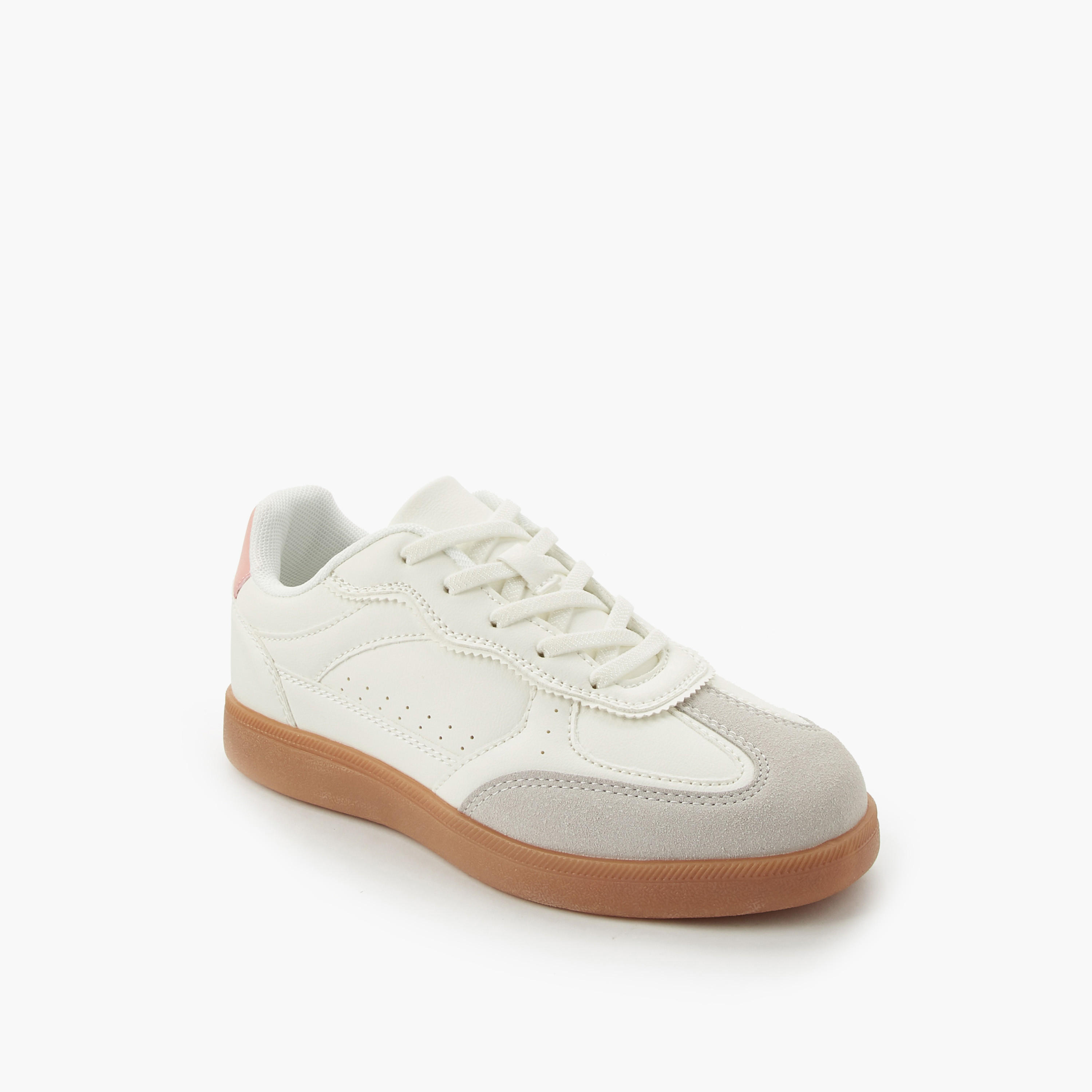 Little Missy Girls Lace-Up Sneakers-girls-shoes-sneakers-image-3