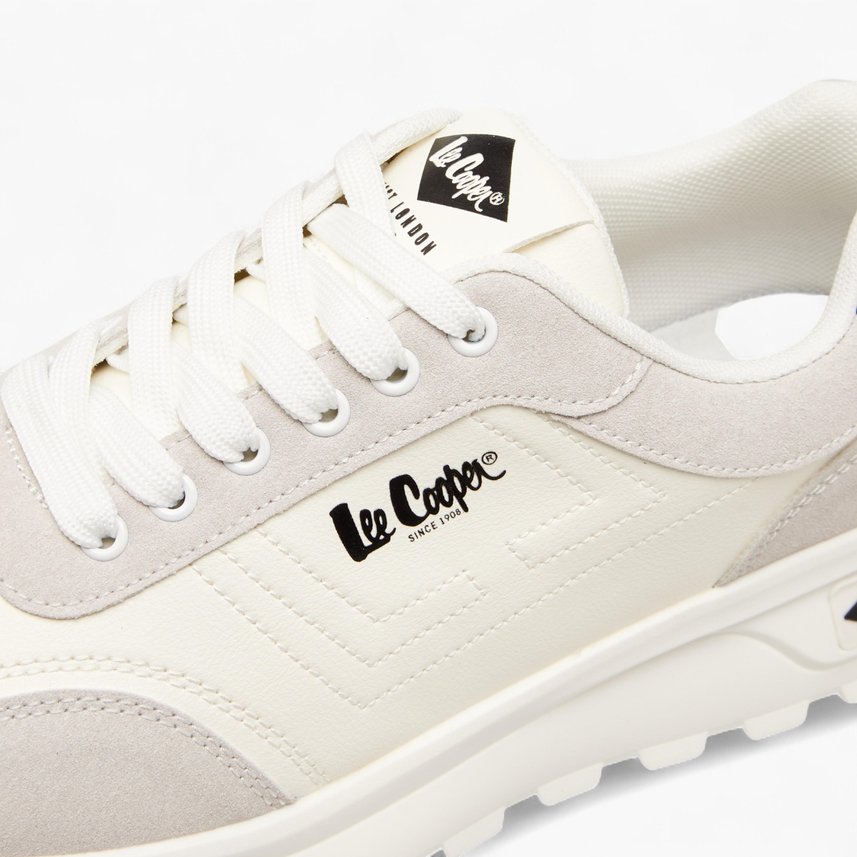 Lee Cooper Men's Panelled Lace-Up Sneakers-men-shoes-sneakers-image-4