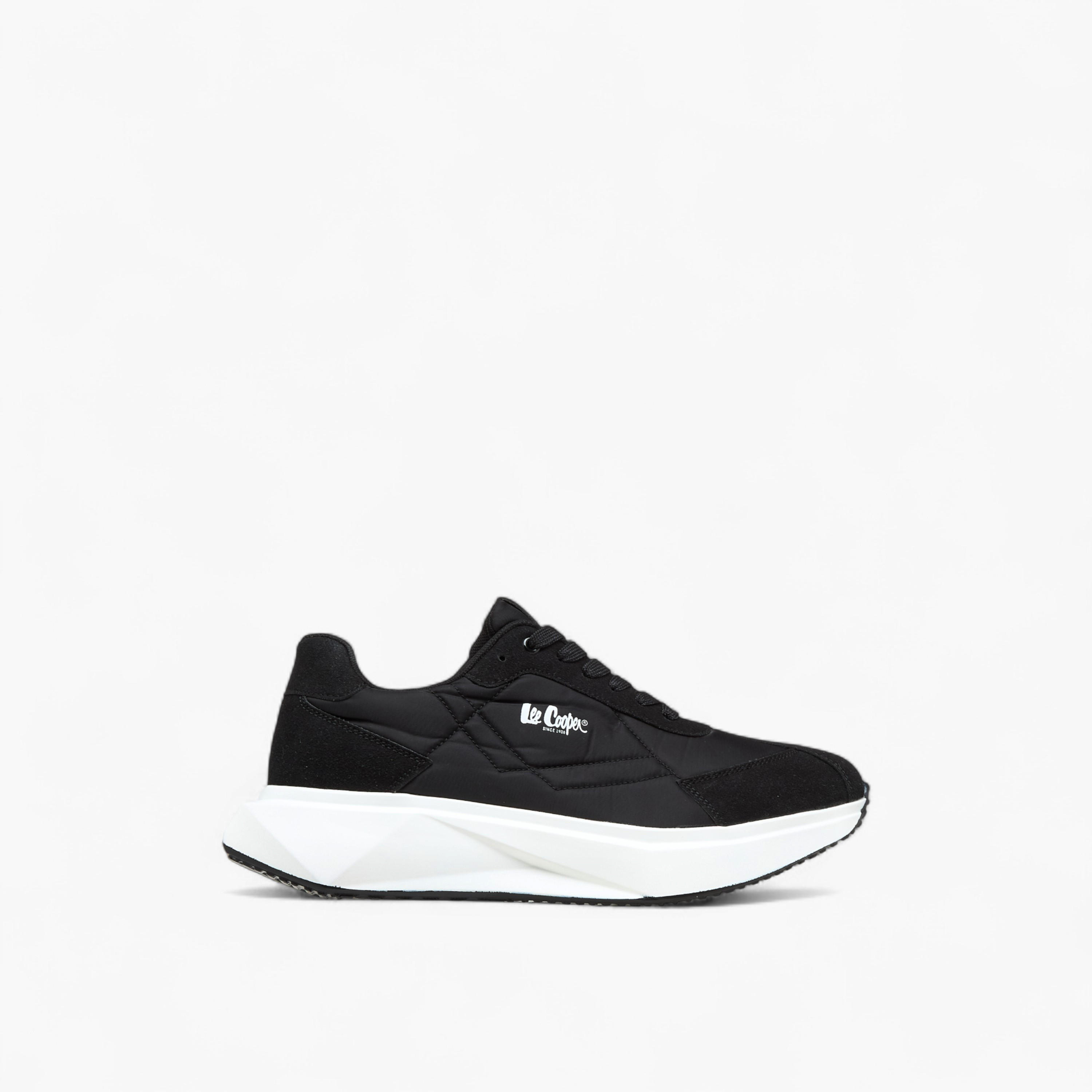Lee Cooper Men's Panelled Lace-Up Sneakers-men-shoes-sneakers-image-3