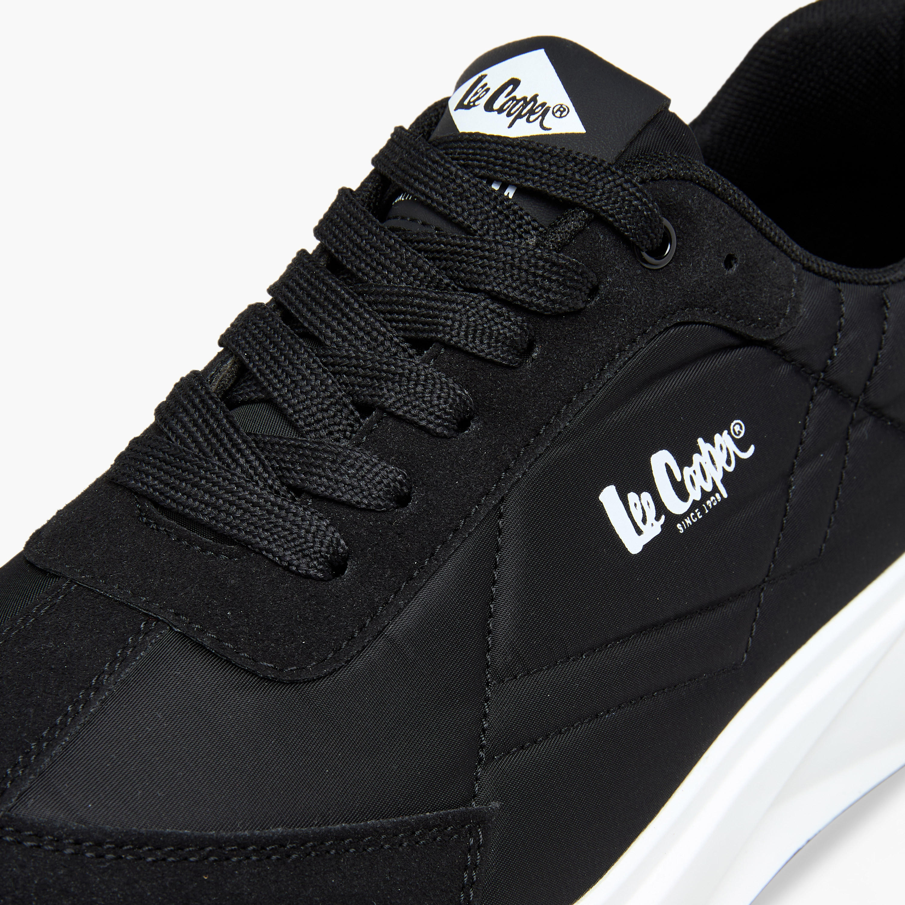 Lee Cooper Men's Panelled Lace-Up Sneakers-men-shoes-sneakers-image-4
