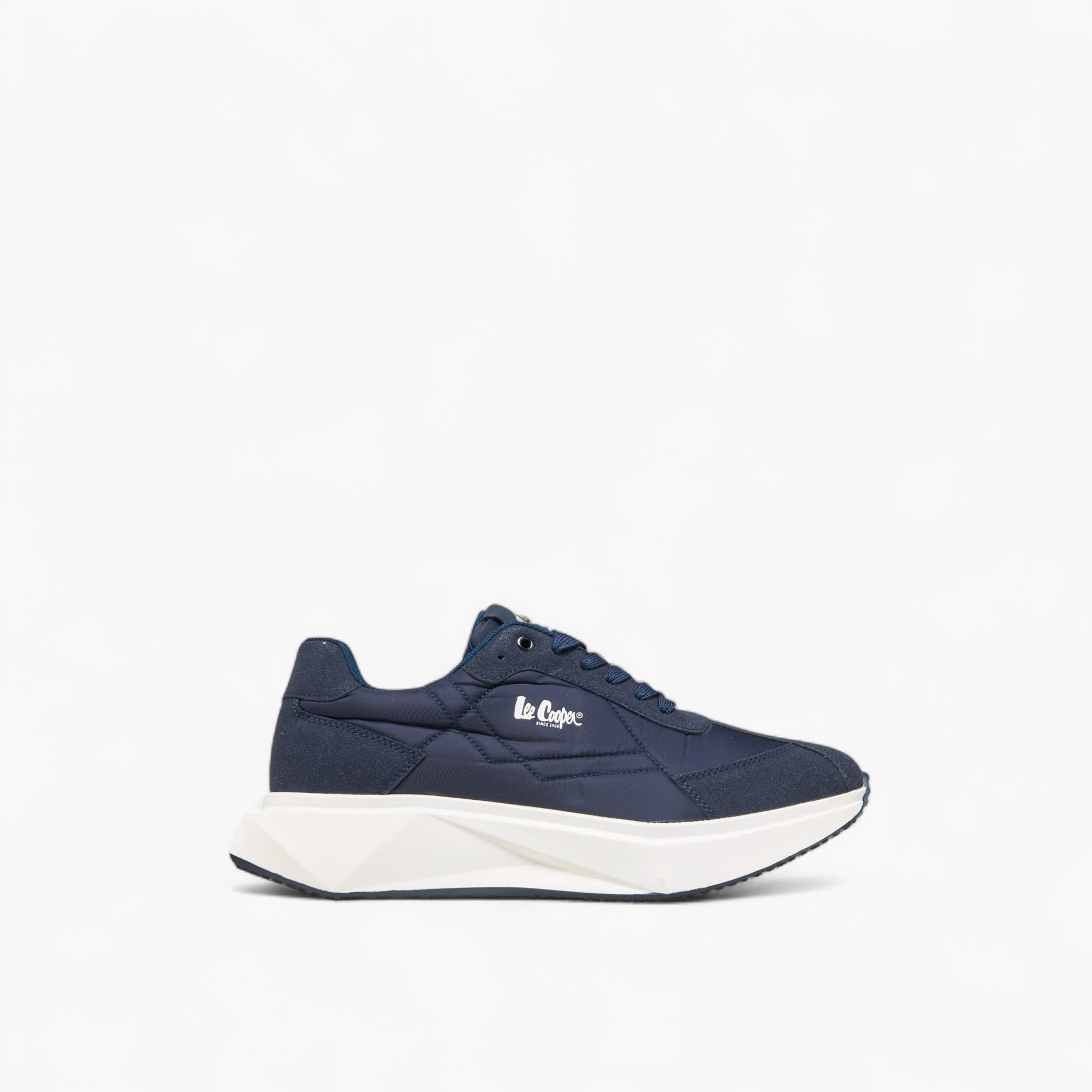 Lee Cooper Men's Panelled Lace-Up Sneakers-men-shoes-sneakers-image-3
