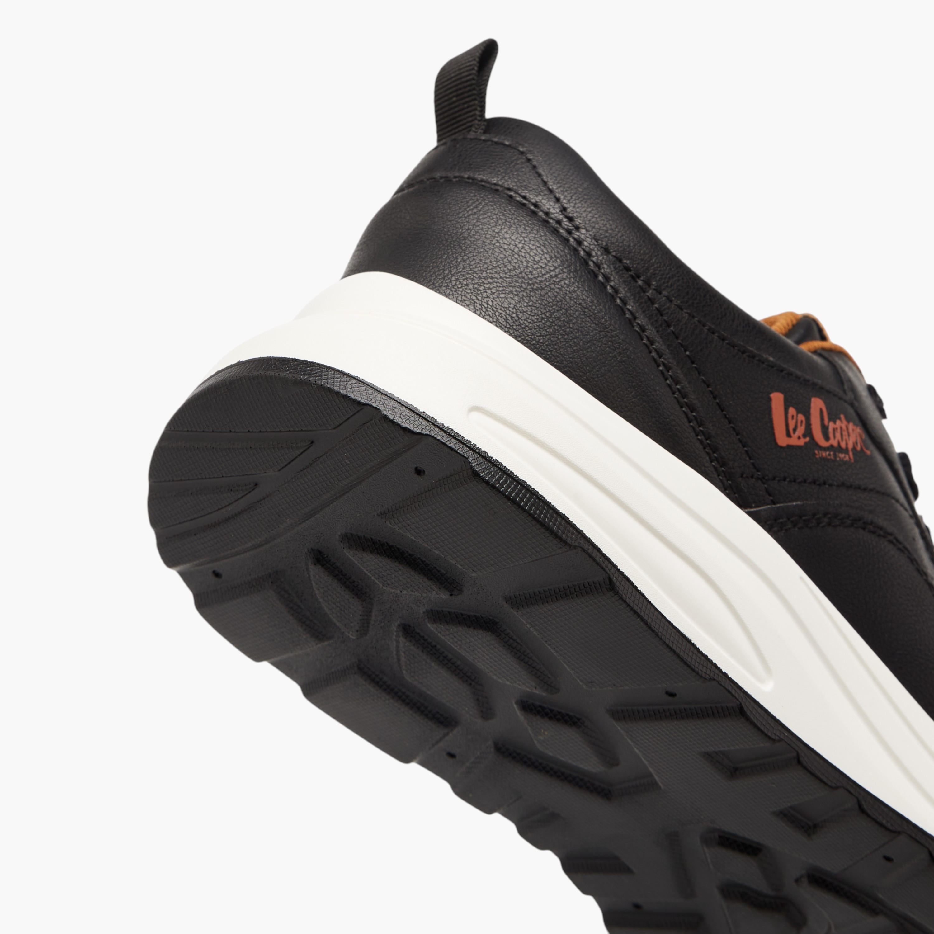 Lee Cooper Men's Perforated Panelled Lace-Up Sneakers-men-shoes-sneakers-image-5