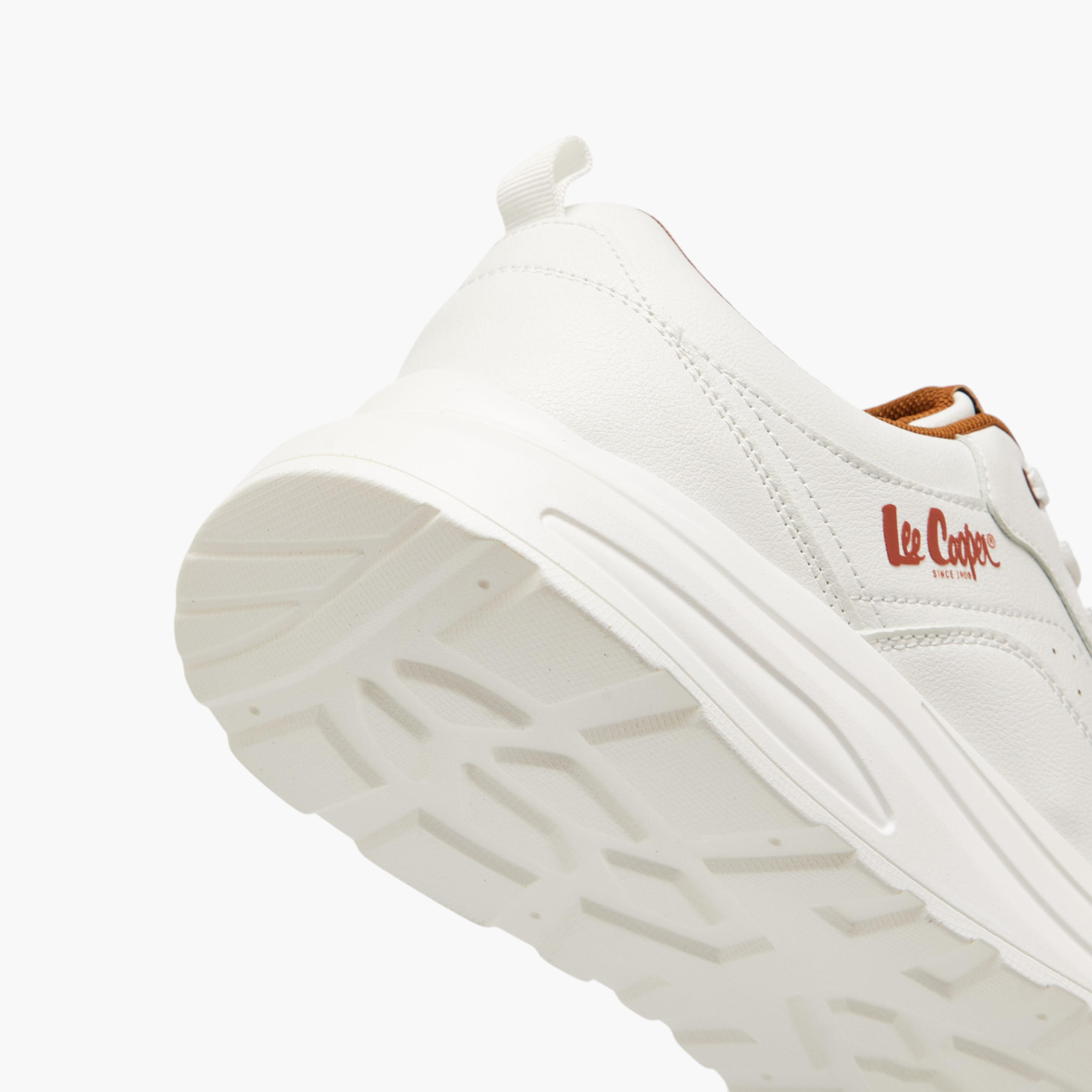Lee Cooper Men's Perforated Panelled Lace-Up Sneakers-men-shoes-sneakers-image-5