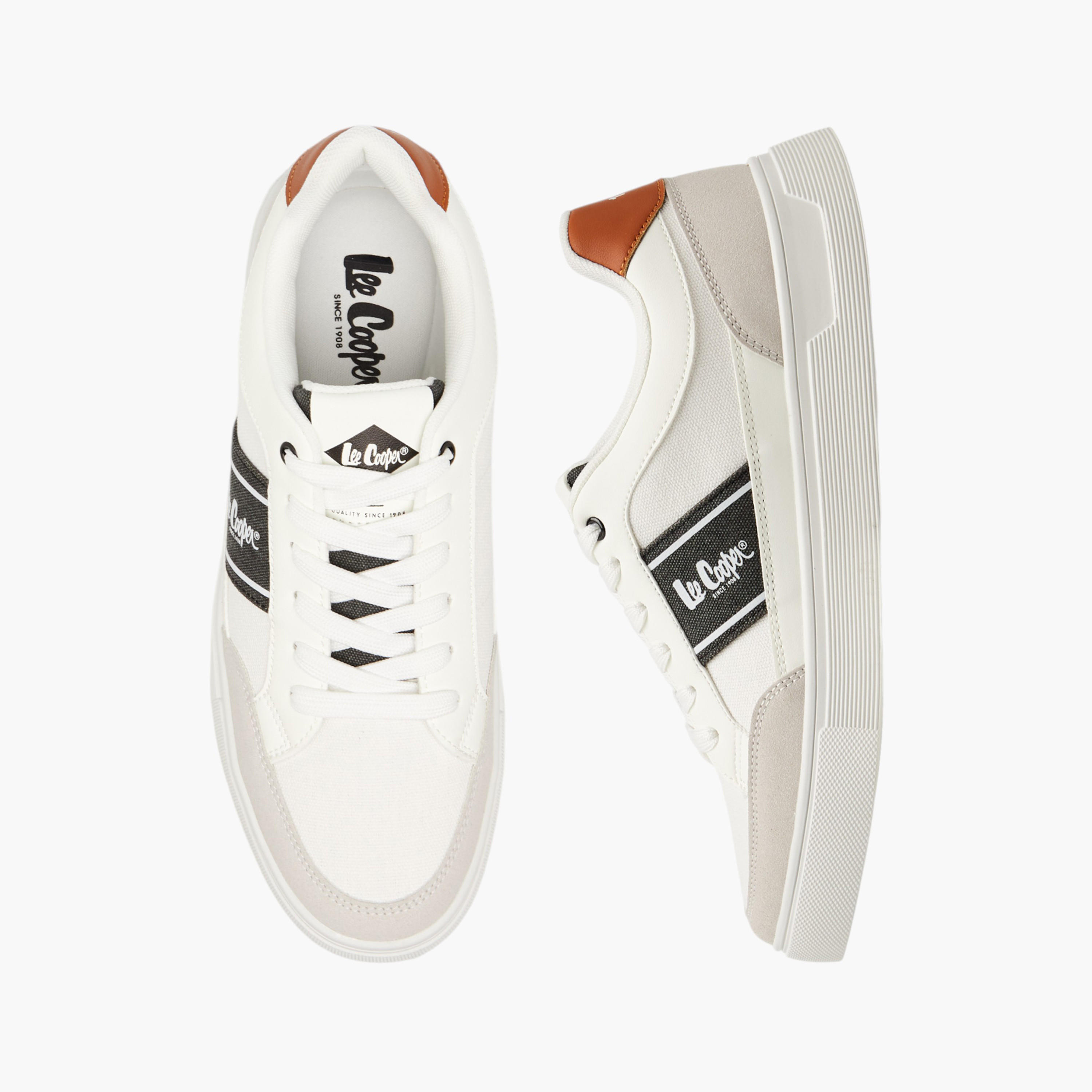 Lee Cooper Men's Panelled Lace-Up Ortholite Sneakers-men-shoes-sneakers-image-1