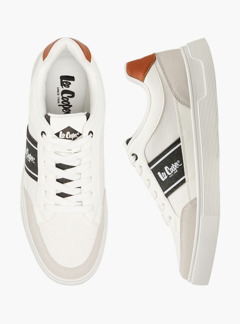 Lee Cooper Men's Panelled Lace-Up Ortholite Sneakers-men-shoes-sneakers-image-1