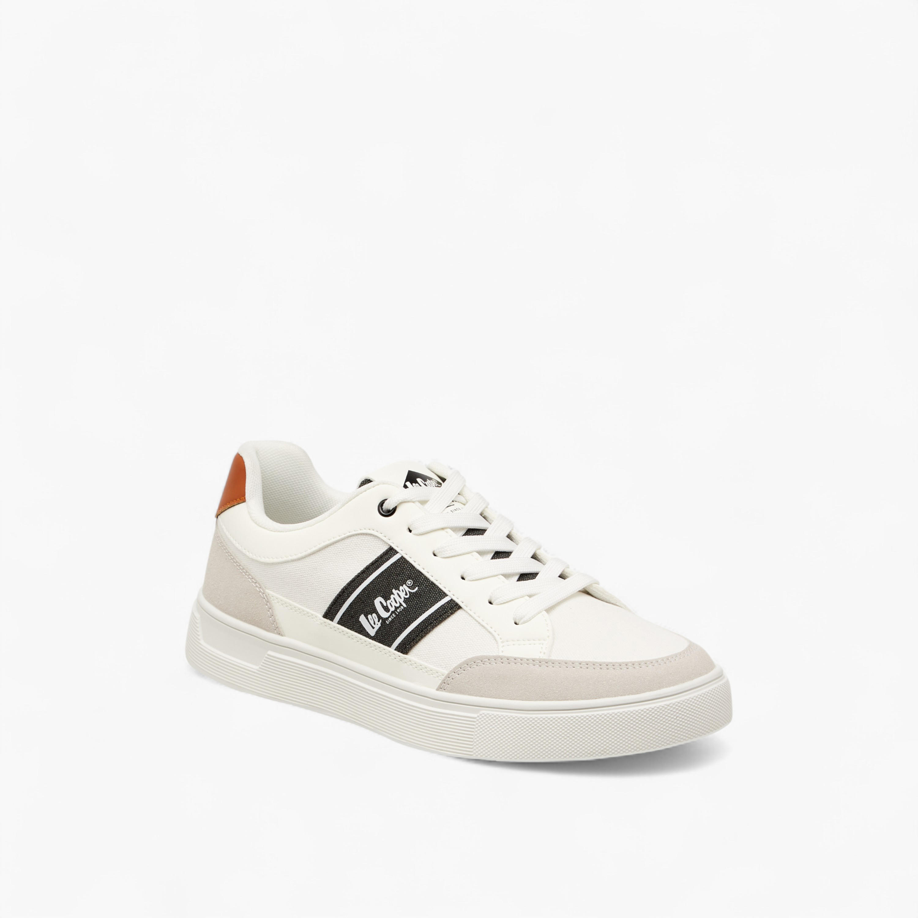Lee Cooper Men's Panelled Lace-Up Ortholite Sneakers-men-shoes-sneakers-image-2