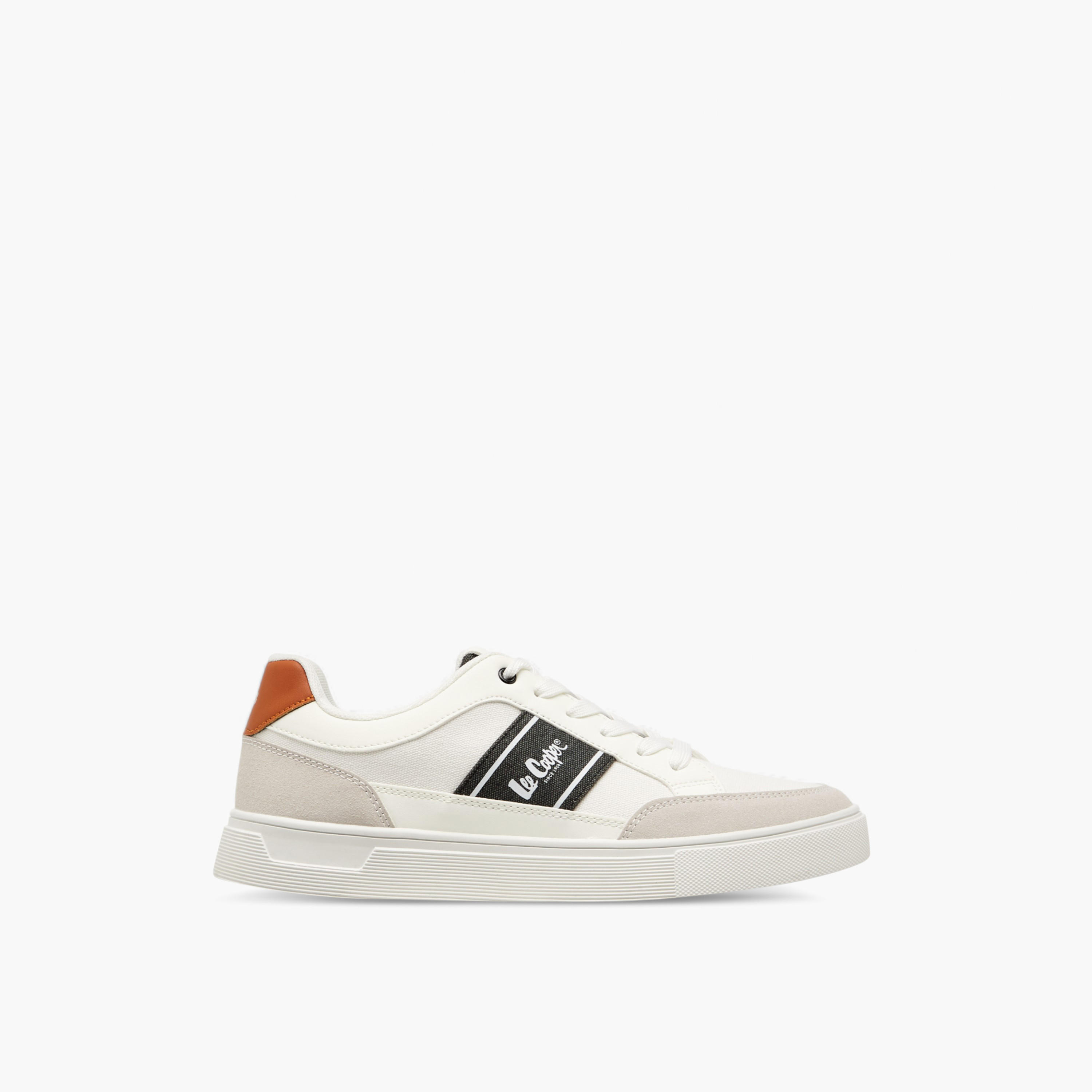 Lee Cooper Men's Panelled Lace-Up Ortholite Sneakers-men-shoes-sneakers-image-3