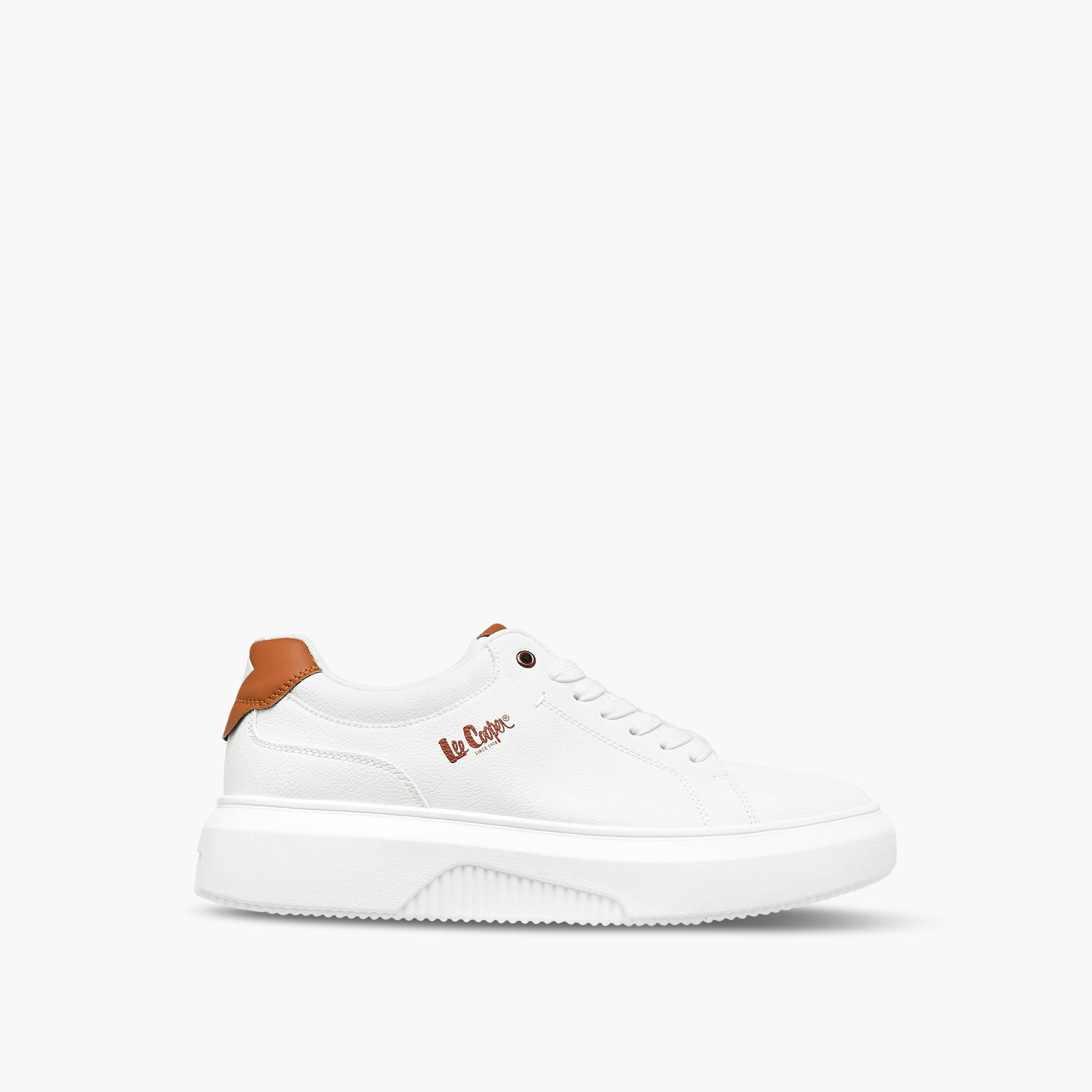 Lee Cooper Men's Solid Lace-Up Sneakers-men-shoes-sneakers-image-3