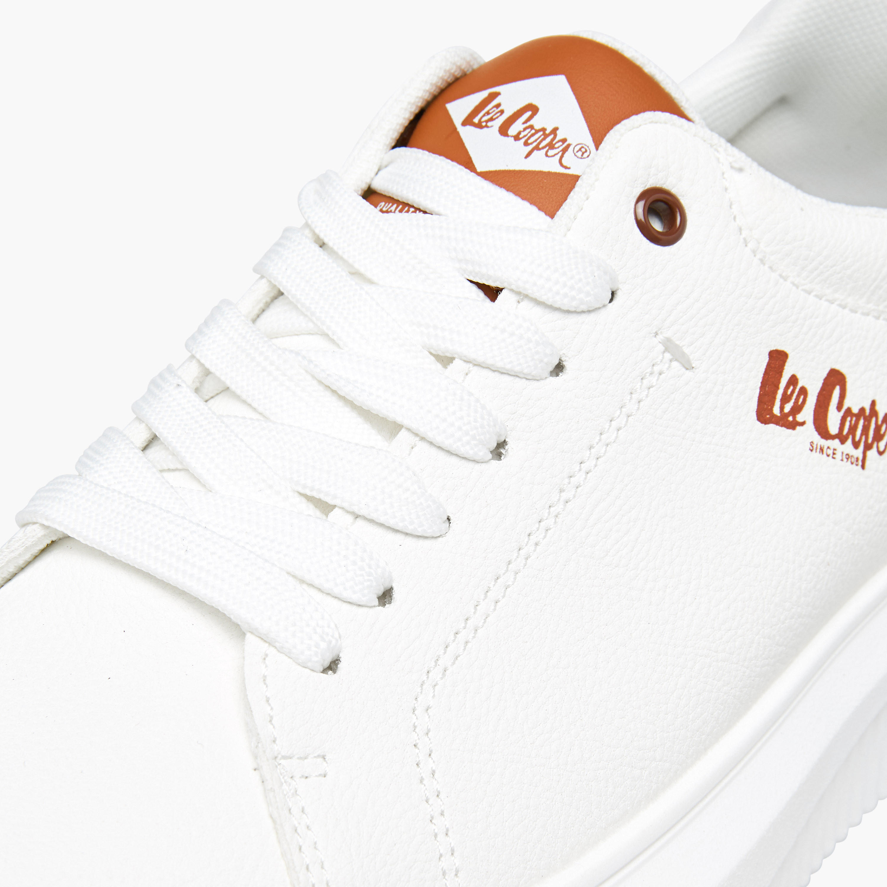 Lee Cooper Men's Solid Lace-Up Sneakers-men-shoes-sneakers-image-4