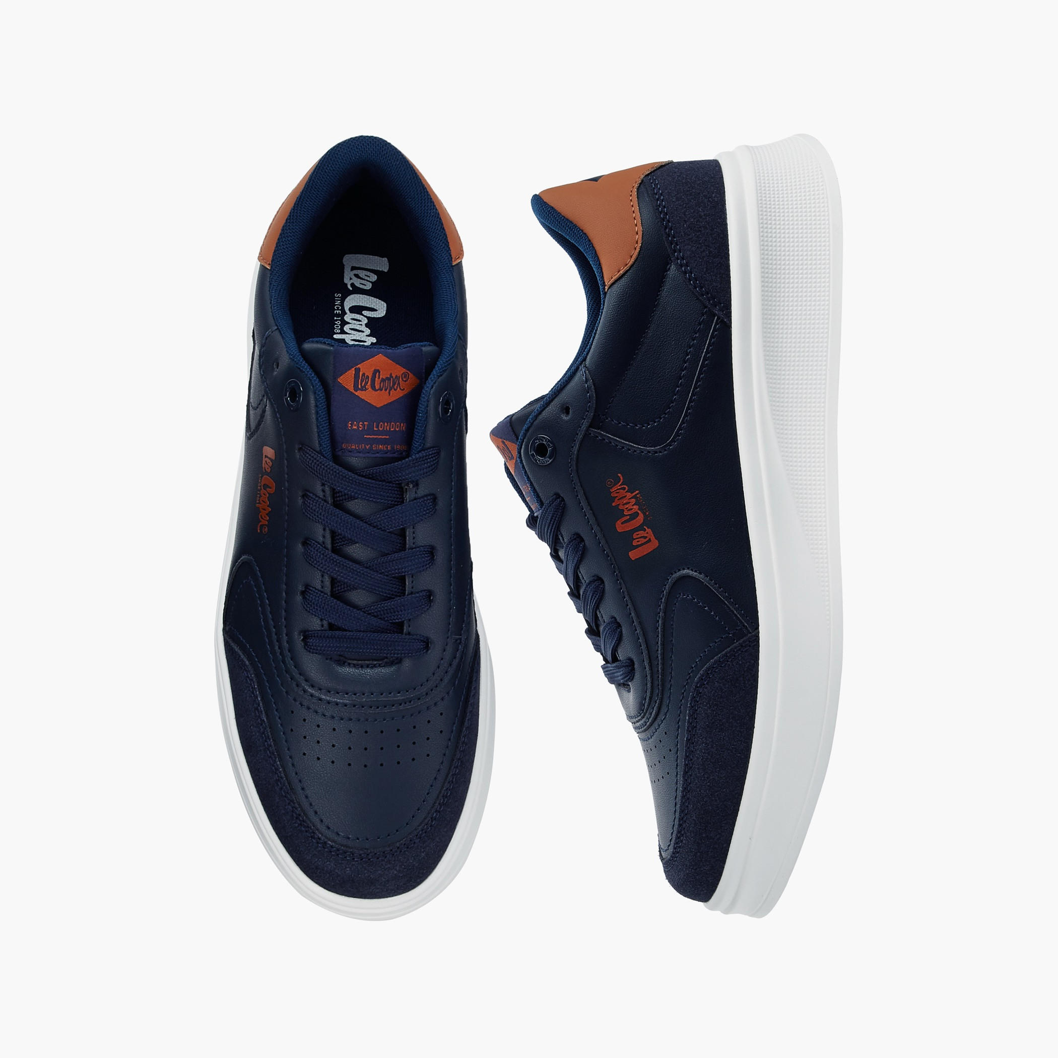 Lee Cooper Men Ortholite Lace-Up Ankle Sneakers-men-shoes-sneakers-image-1