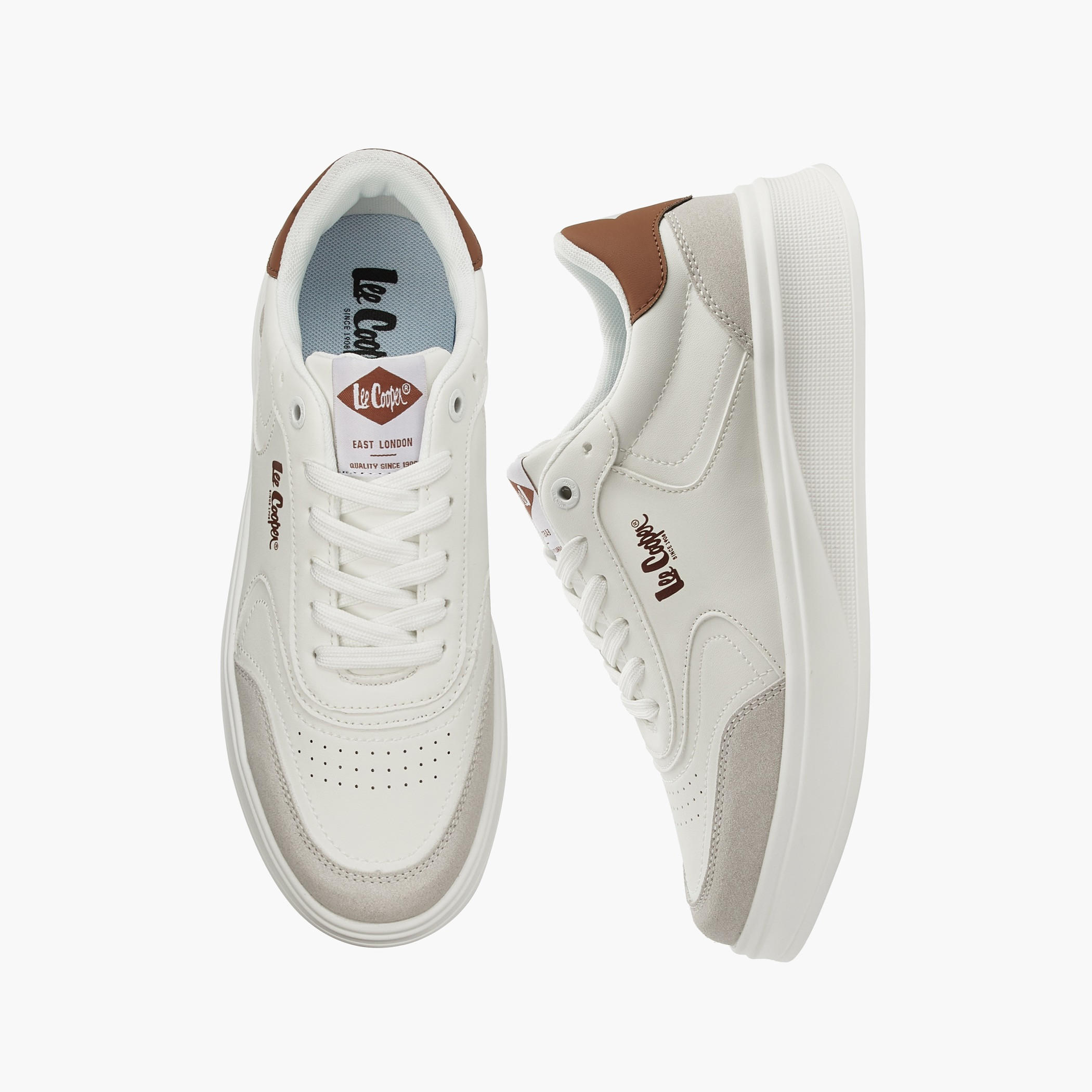 Lee Cooper Men Ortholite Lace-Up Ankle Sneakers-men-shoes-sneakers-image-1