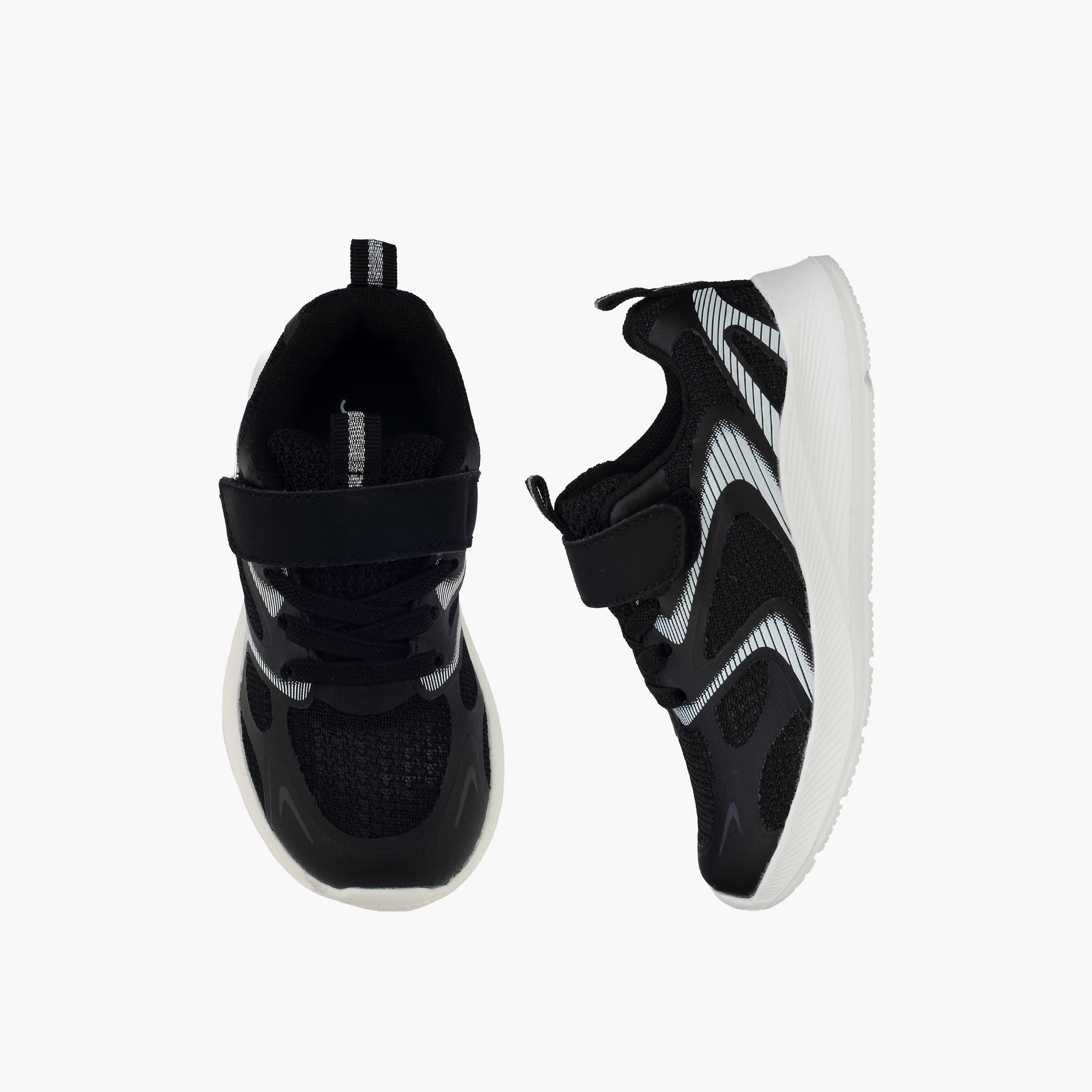Juniors Boys Hook & Loop Ankle Sneakers-boys-shoes-sneakers-image-1