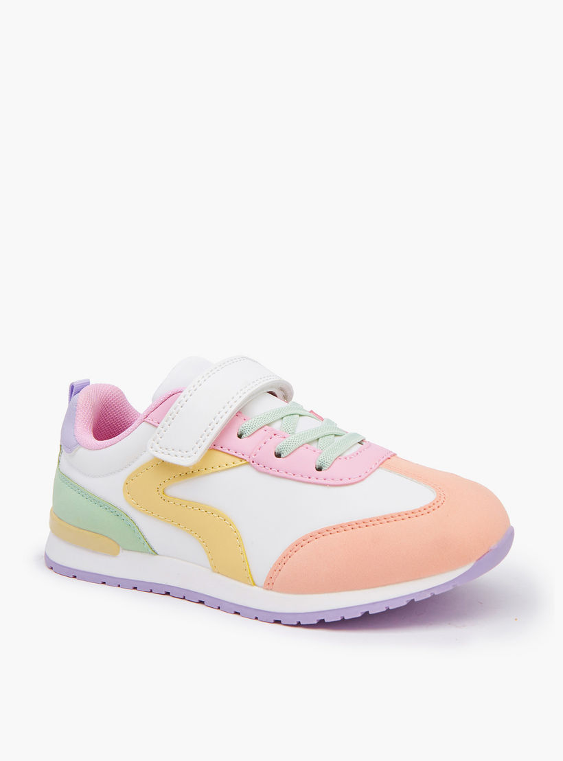 حذاء سنيكرز بشريط إغلاق لاصق للبنات من ليتل ميسي-girls-shoes-sneakers-image-3