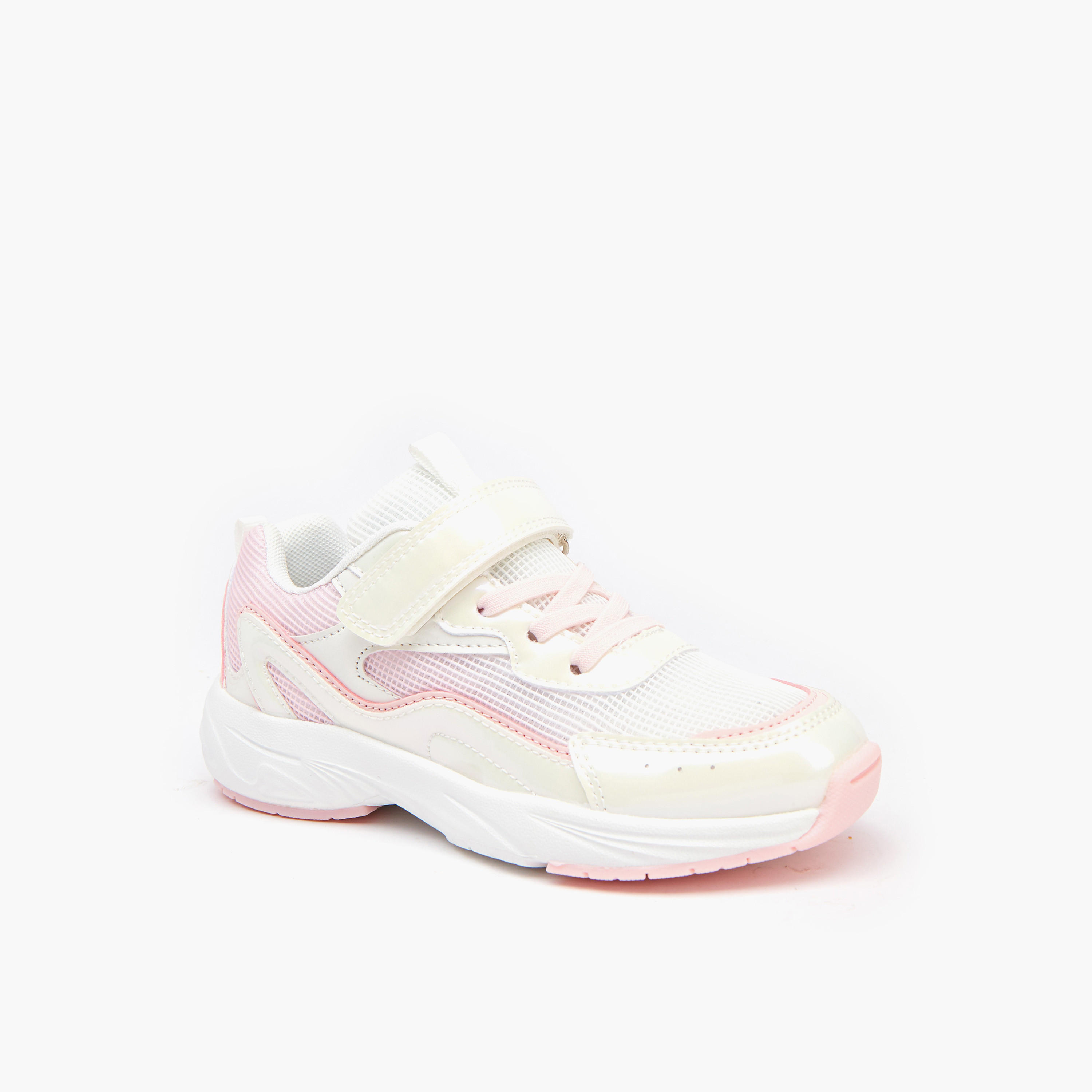 Little Missy Girls' Hook and Loop Sneakers-girls-shoes-sneakers-image-3