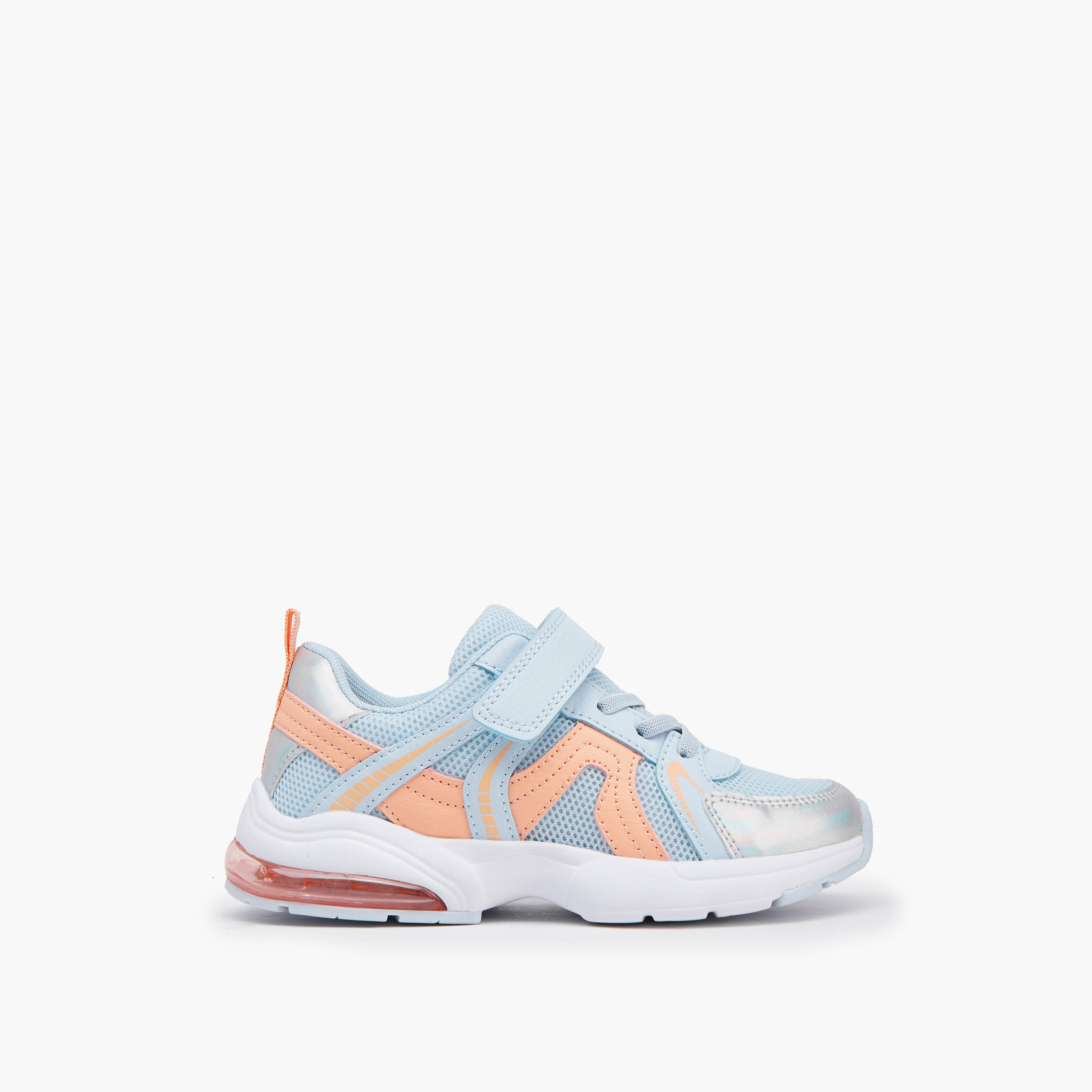 Little Missy Girls' Hook and Loop Sneakers-girls-shoes-sneakers-image-2