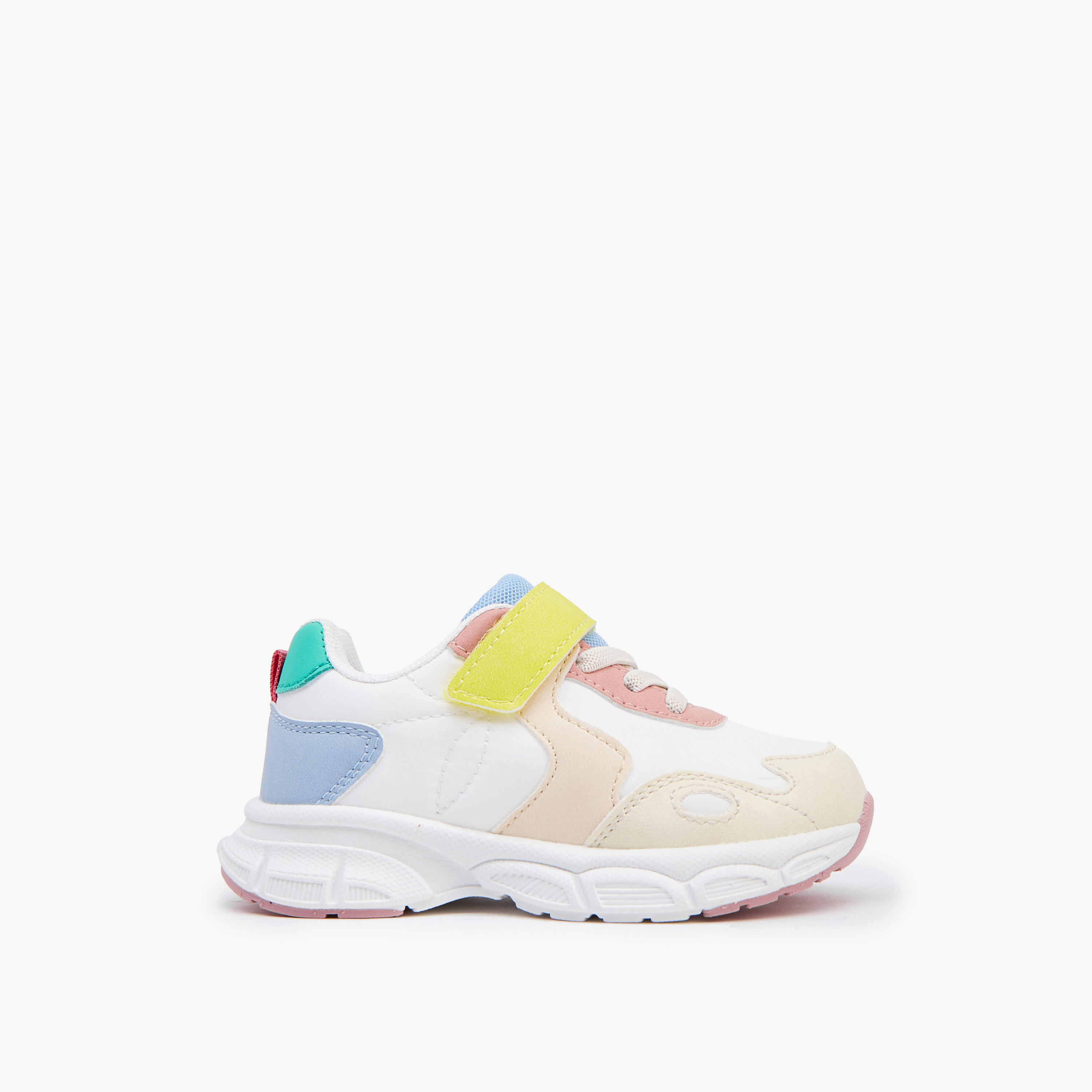 Juniors Girls' Hook and Loop Closure Sneakers-girls-shoes-sneakers-image-2