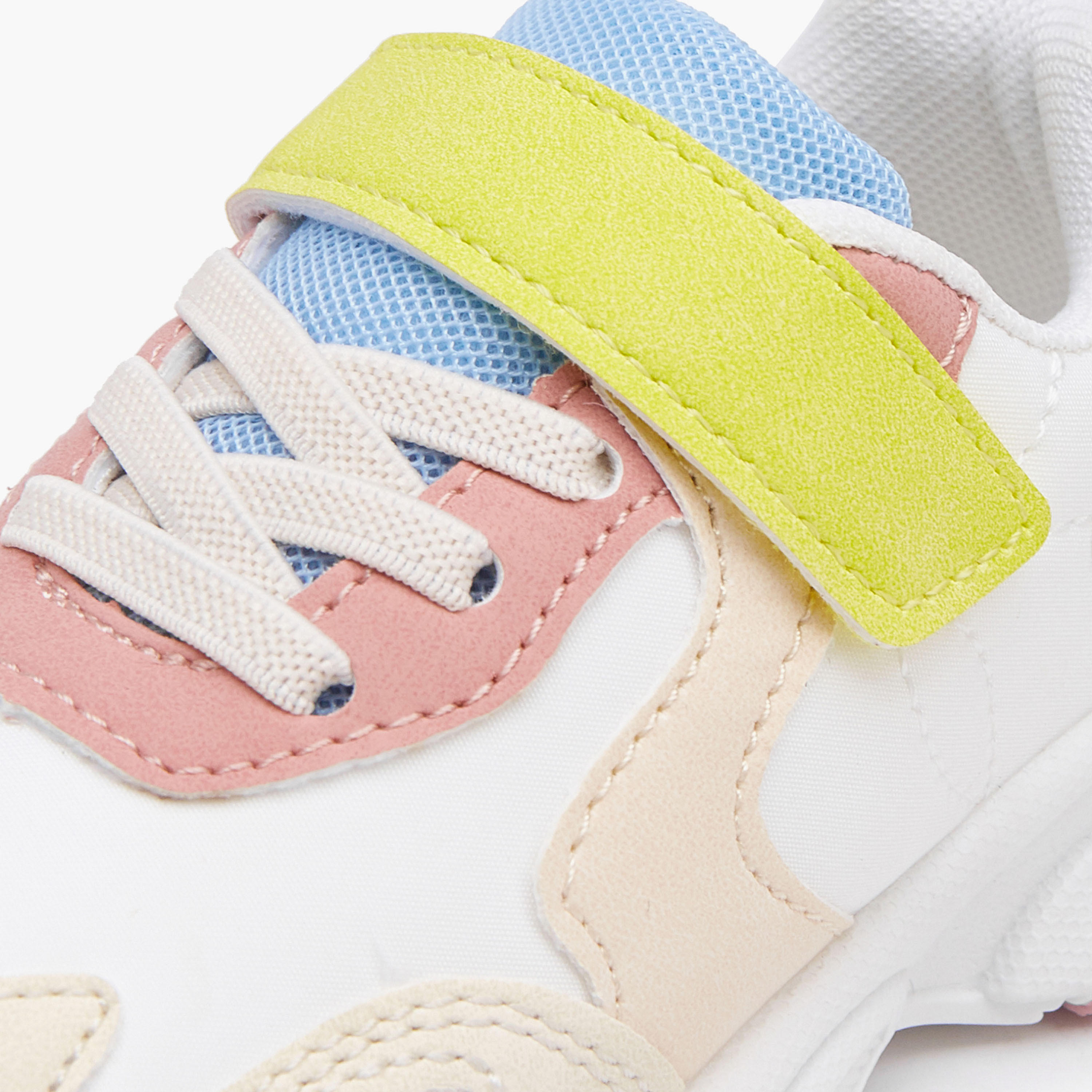 Juniors Girls' Hook and Loop Closure Sneakers-girls-shoes-sneakers-image-5